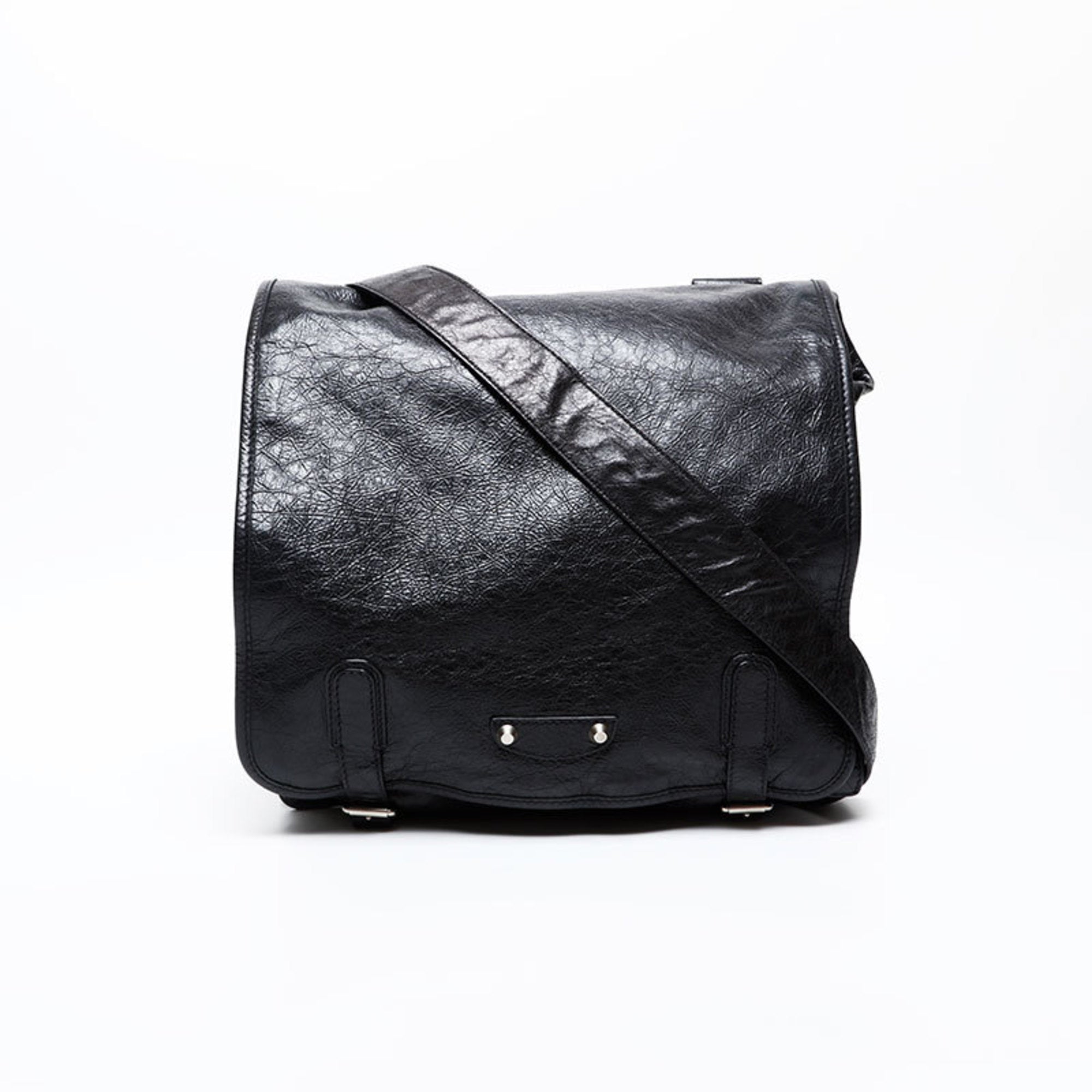 Balenciaga Black Leather Shoulder