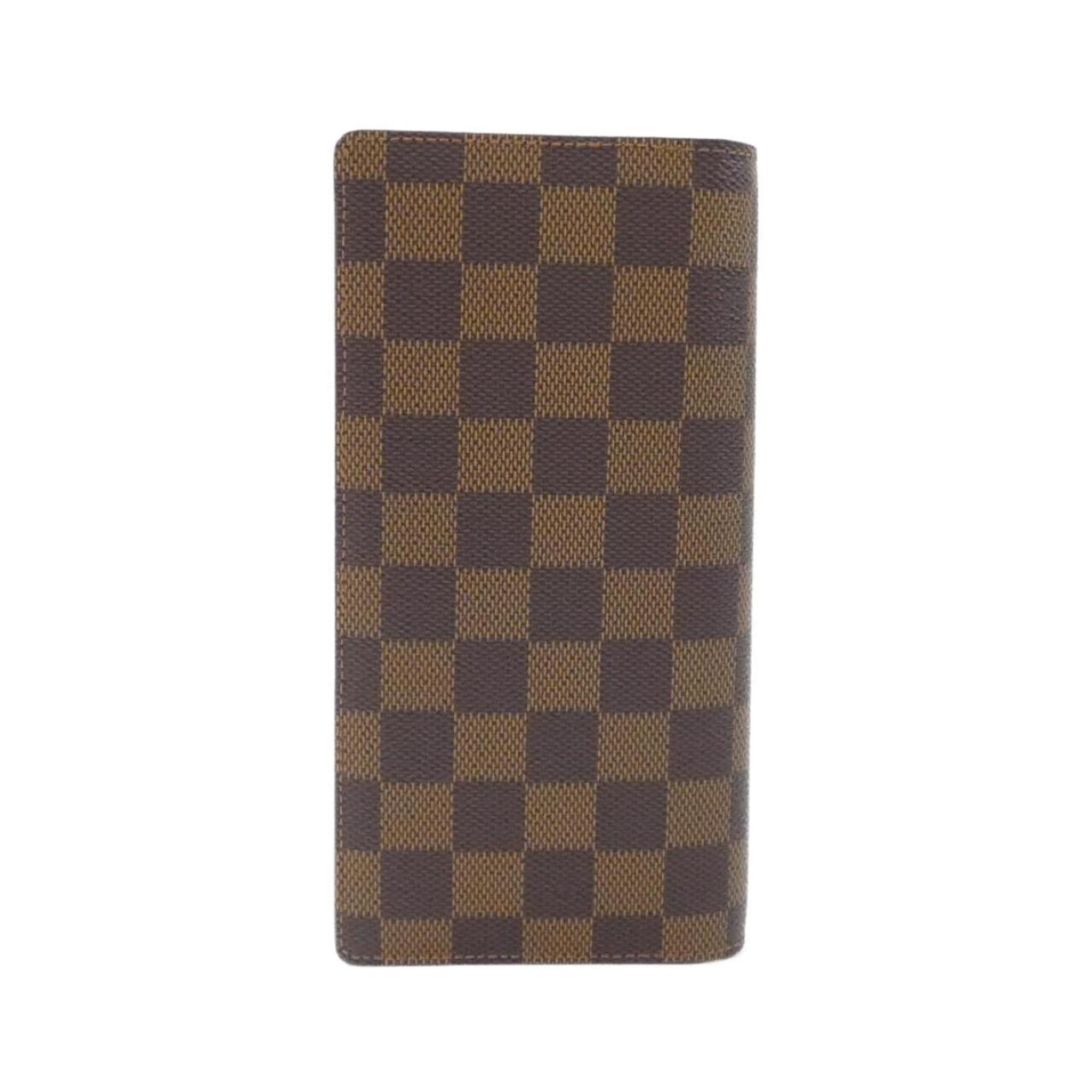 Louis Vuitton Damier Canvas Ebene Coated Canvas Long Wallet