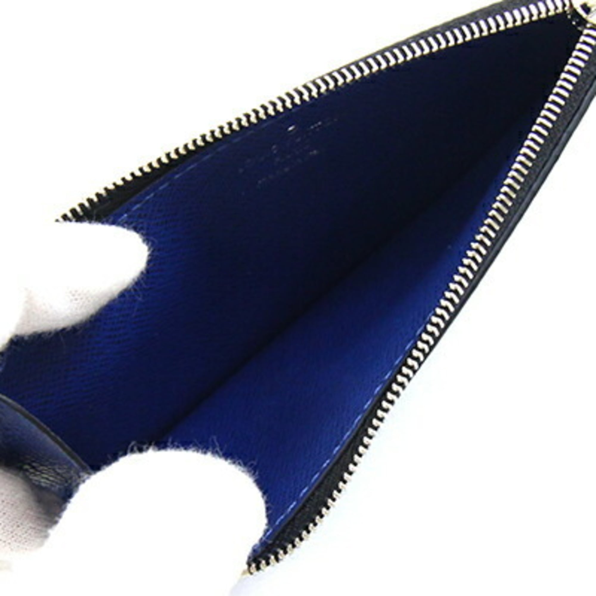 Louis Vuitton Cobalt Monogram Coated Canvas Taigarama Leather Coin Purse/Coin Case