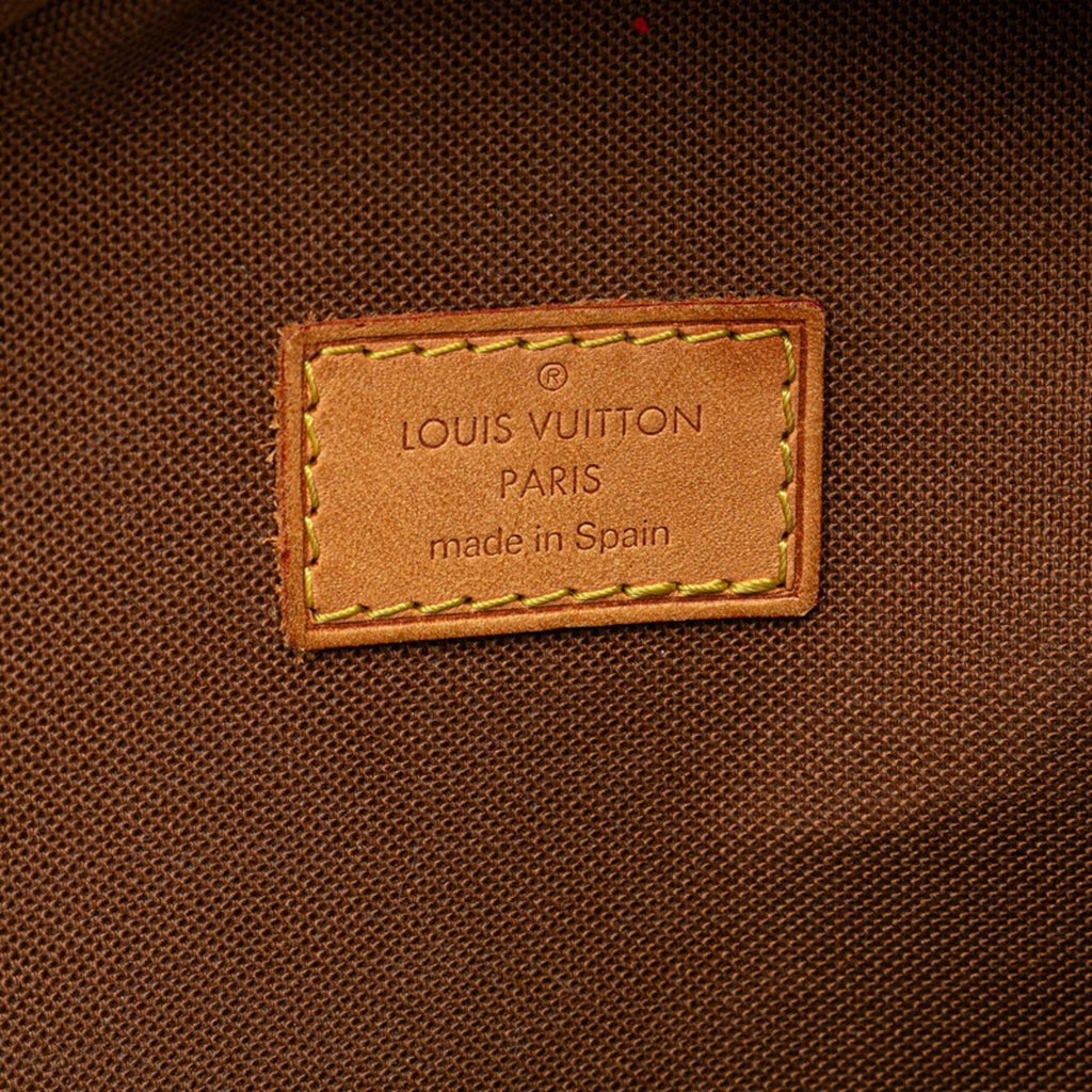 Louis Vuitton Brown Pvc Leather Sling Bag