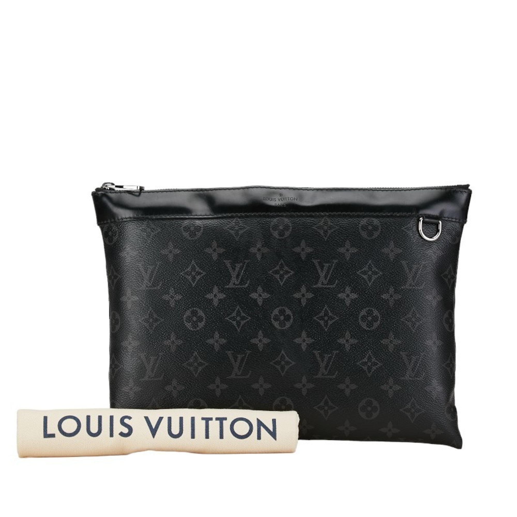 Louis Vuitton Black Monogram Eclipse Clutch Bag Pouch