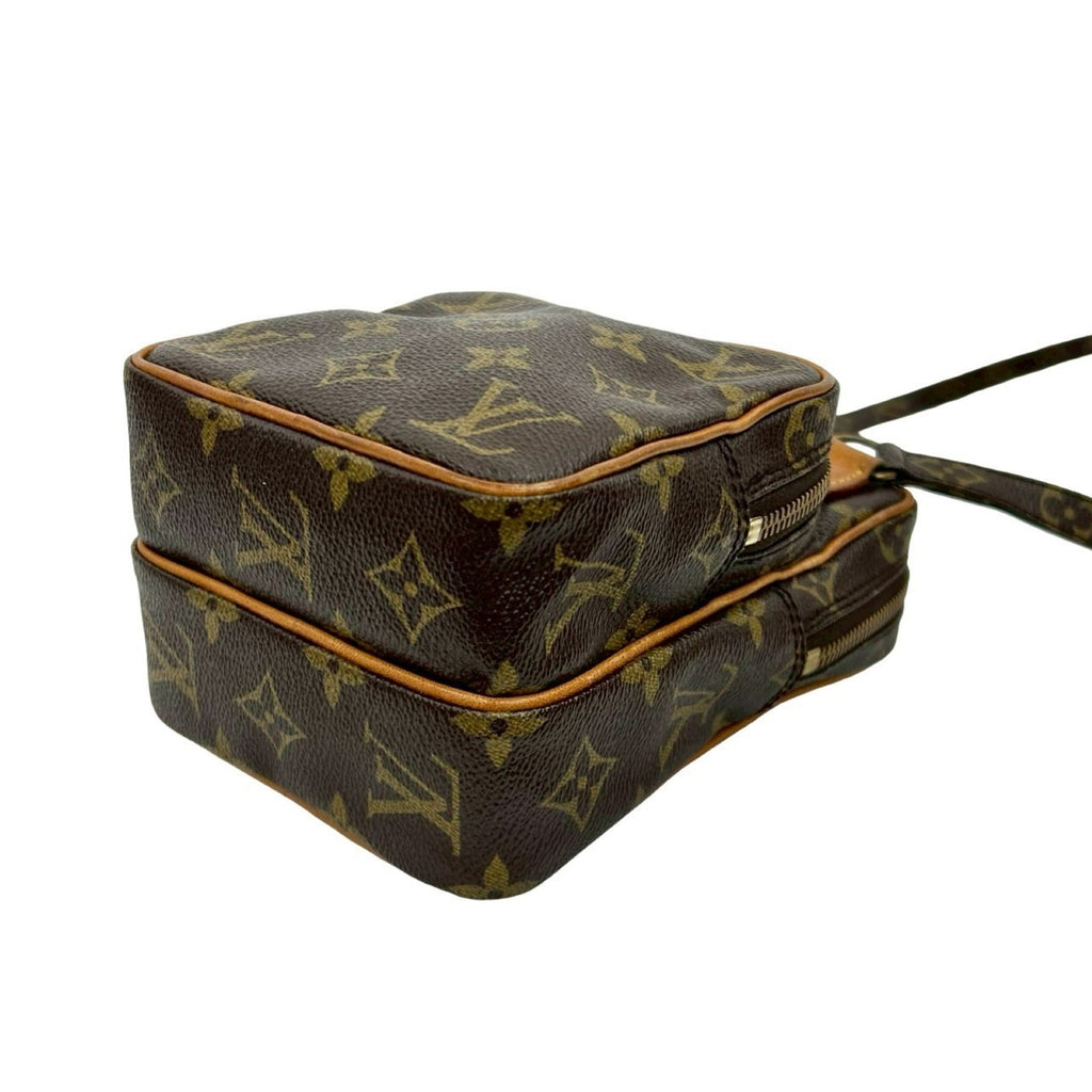 Louis Vuitton Brown Leather Pvc Pochette Shoulder Bag