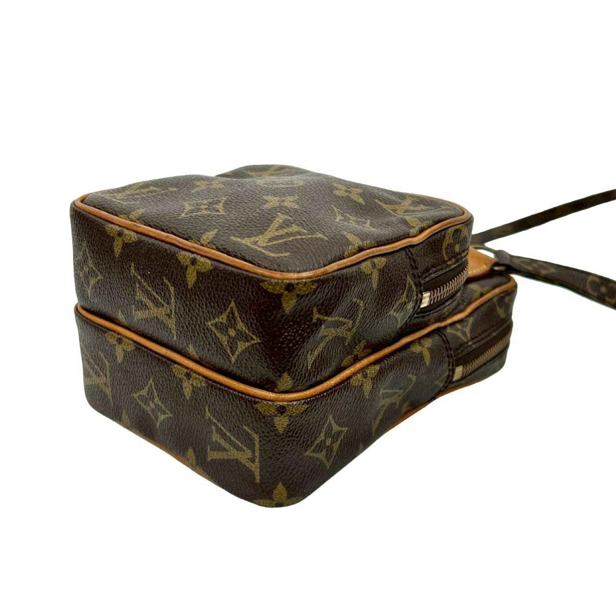 Louis Vuitton Brown Leather Pvc Pochette Shoulder Bag