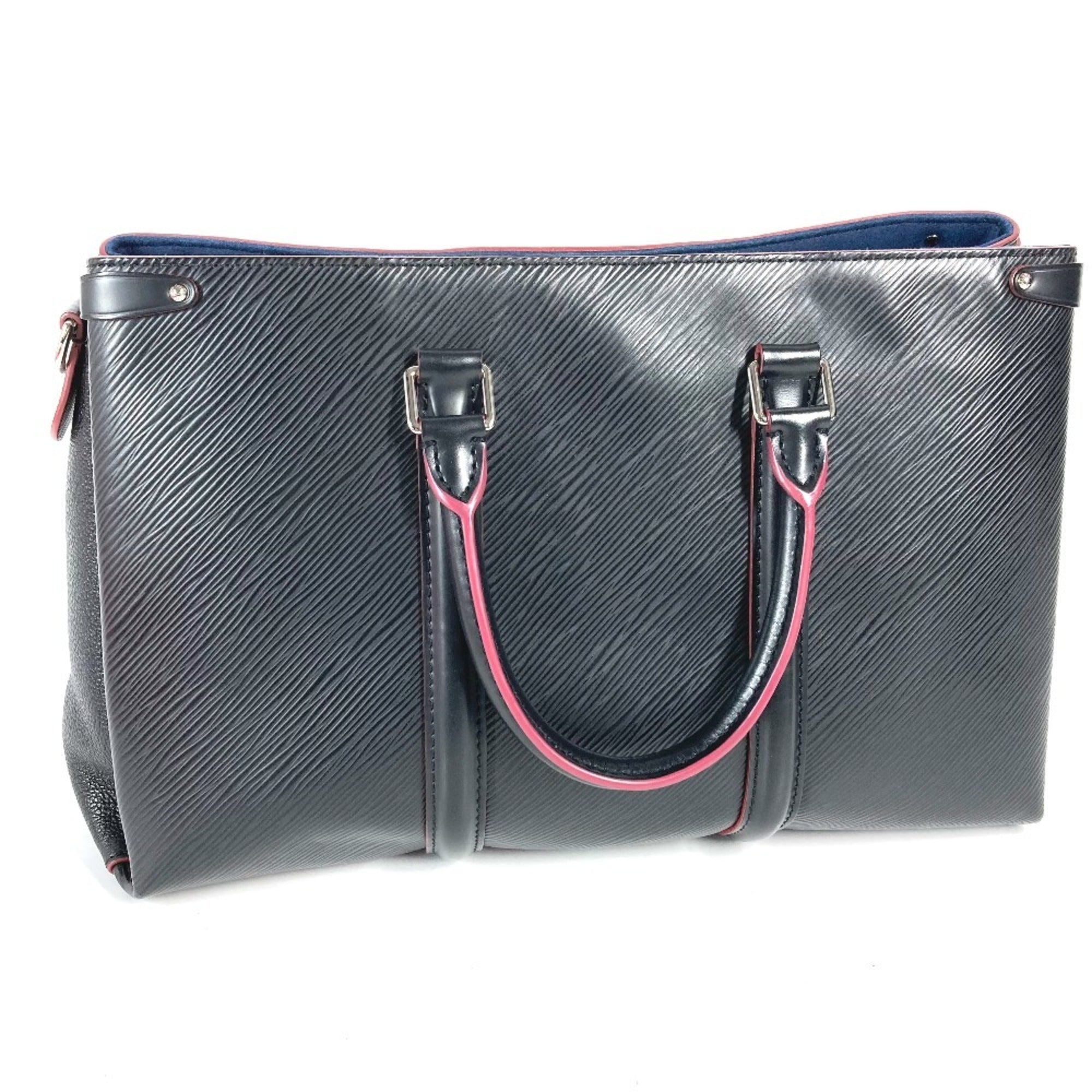 Louis Vuitton Bicolor Black Noir Pink Epi Leather Handbag Shoulder Bag Tote Bag