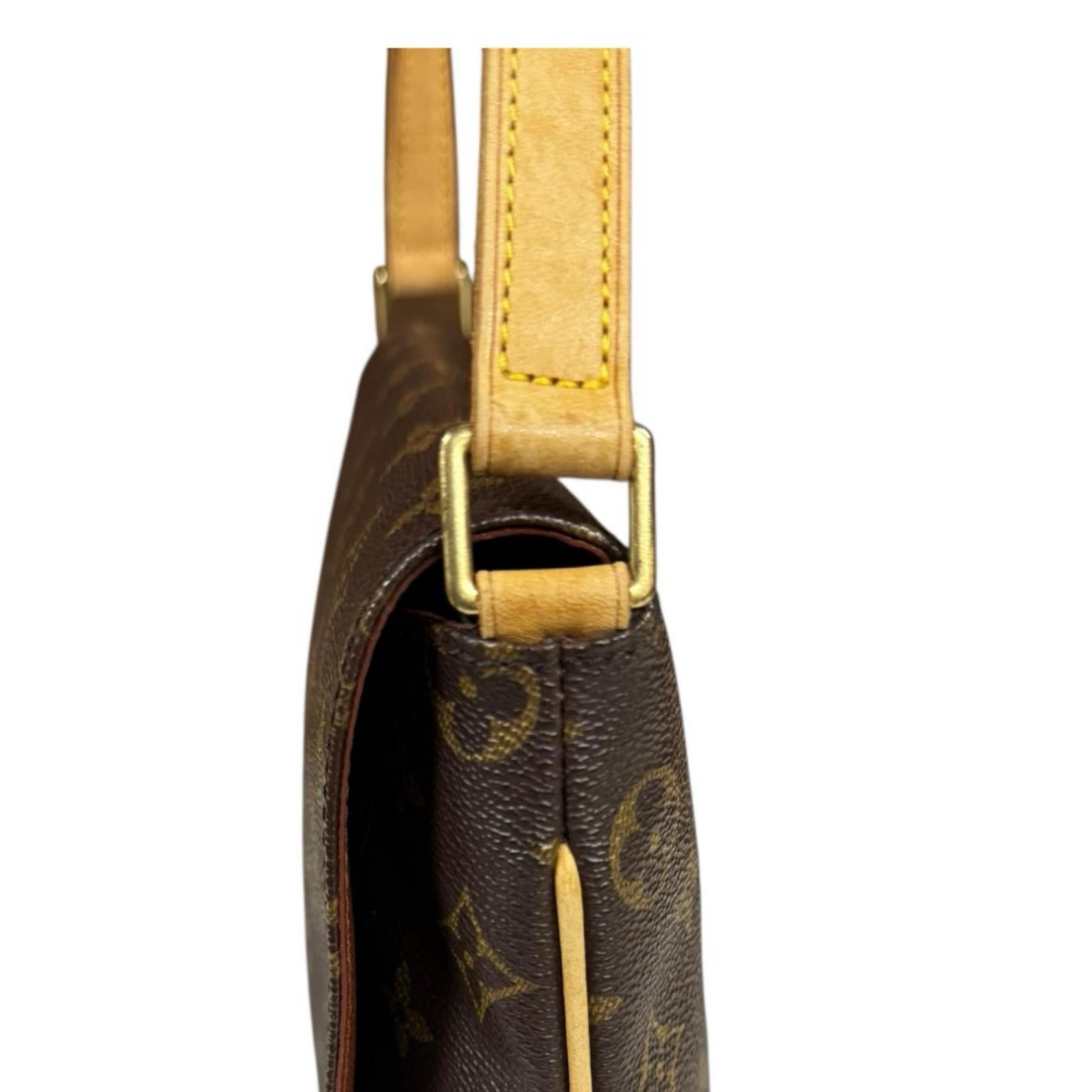 Louis Vuitton Brown Monogram Canvas Shoulder Bag