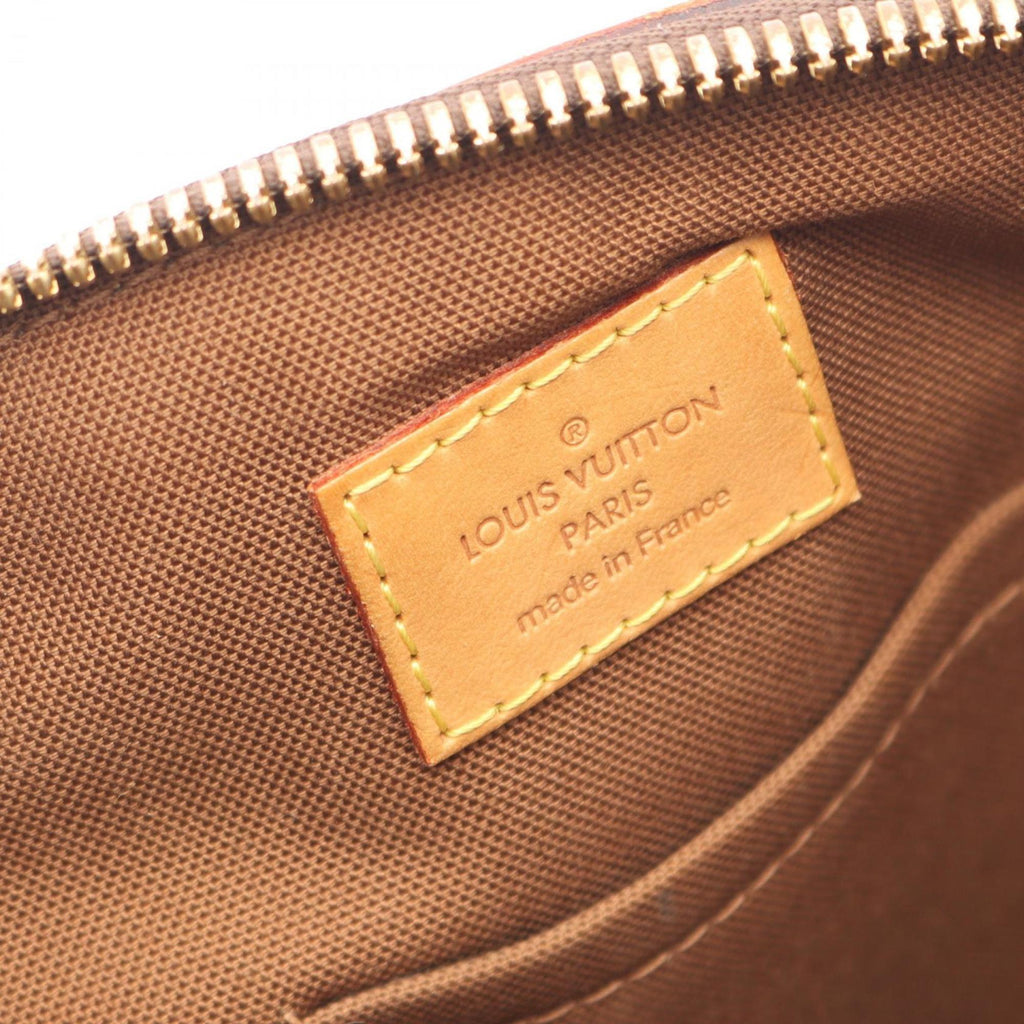 Louis Vuitton Brown Coated Canvas Pvc Leather Monogram Handbag