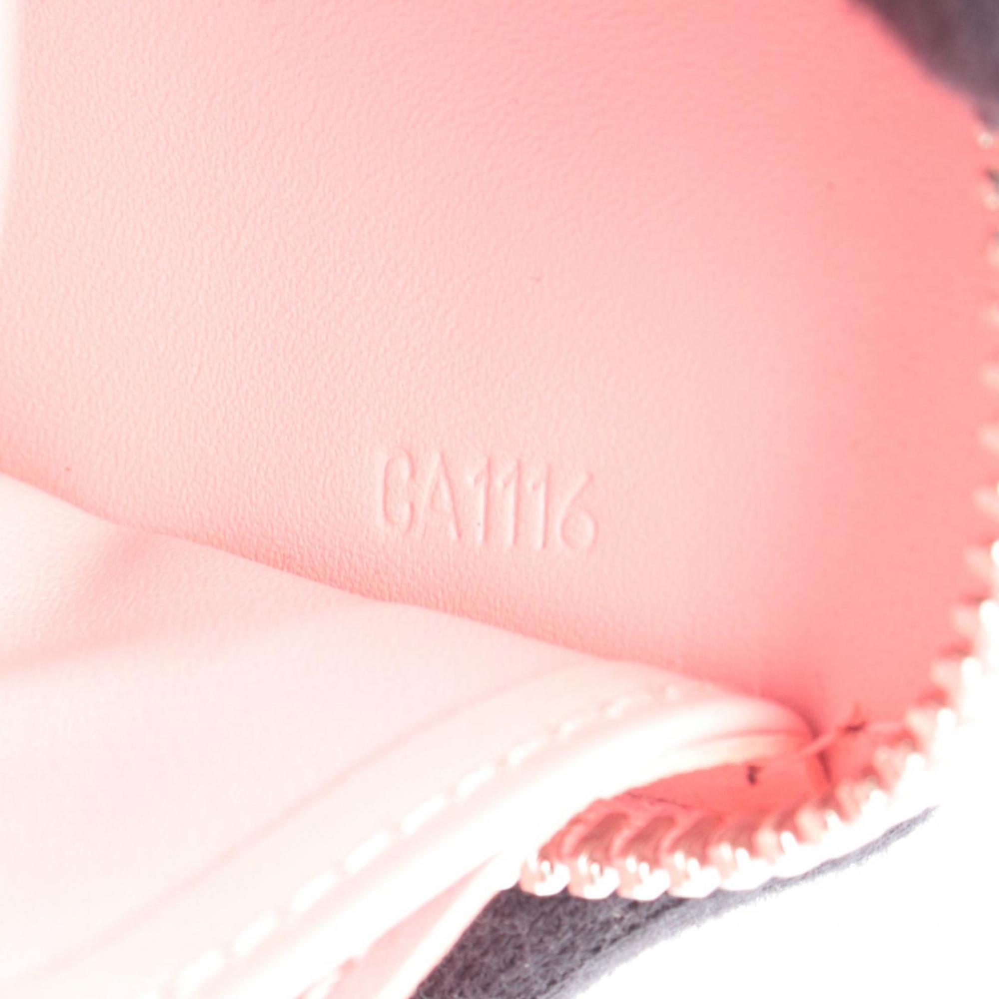 Louis Vuitton Black Pink Red Color Vernis Long Wallet