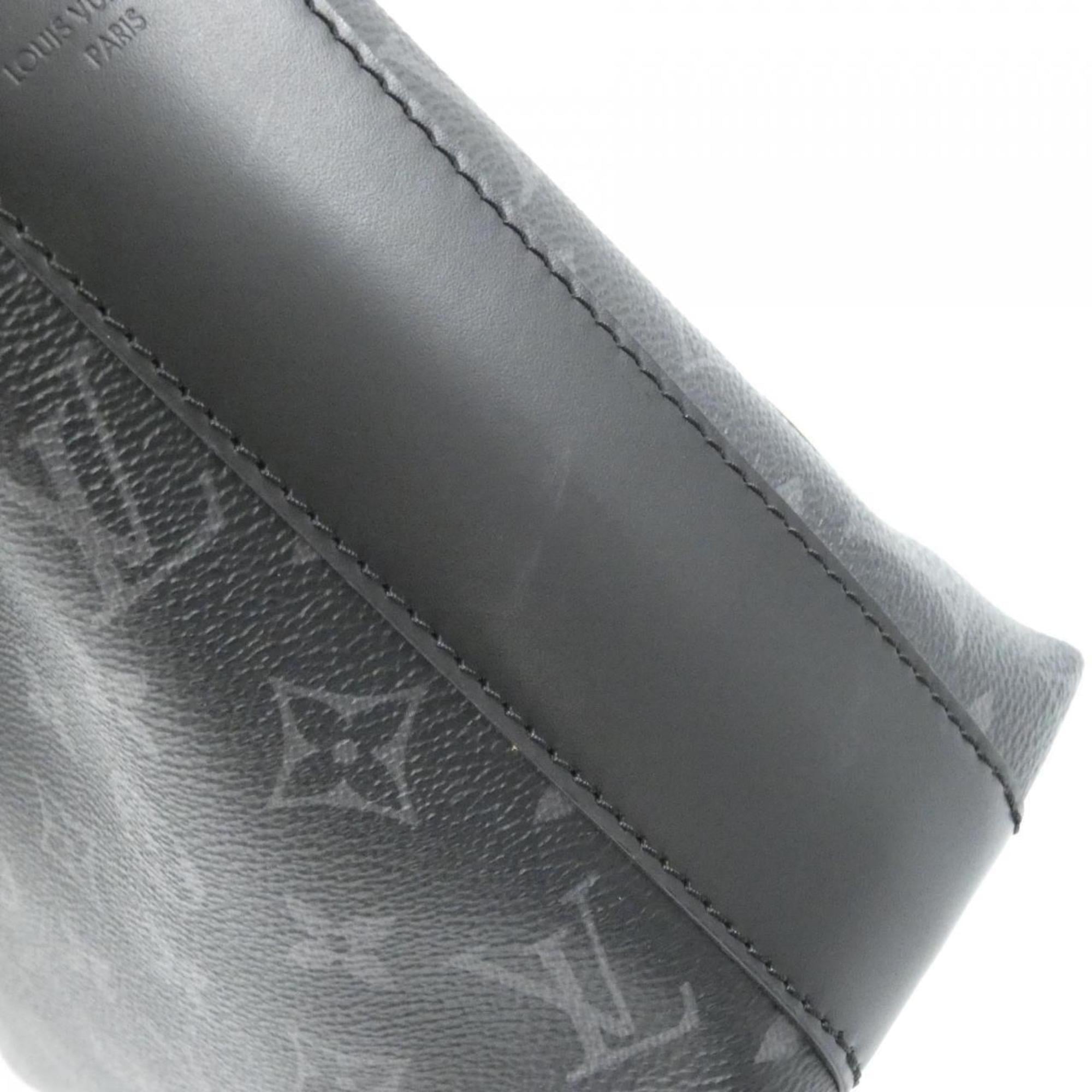 Louis Vuitton Black Coated Canvas Shoulder Bag
