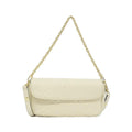 Louis Vuitton Cream Leather Shoulder Bag