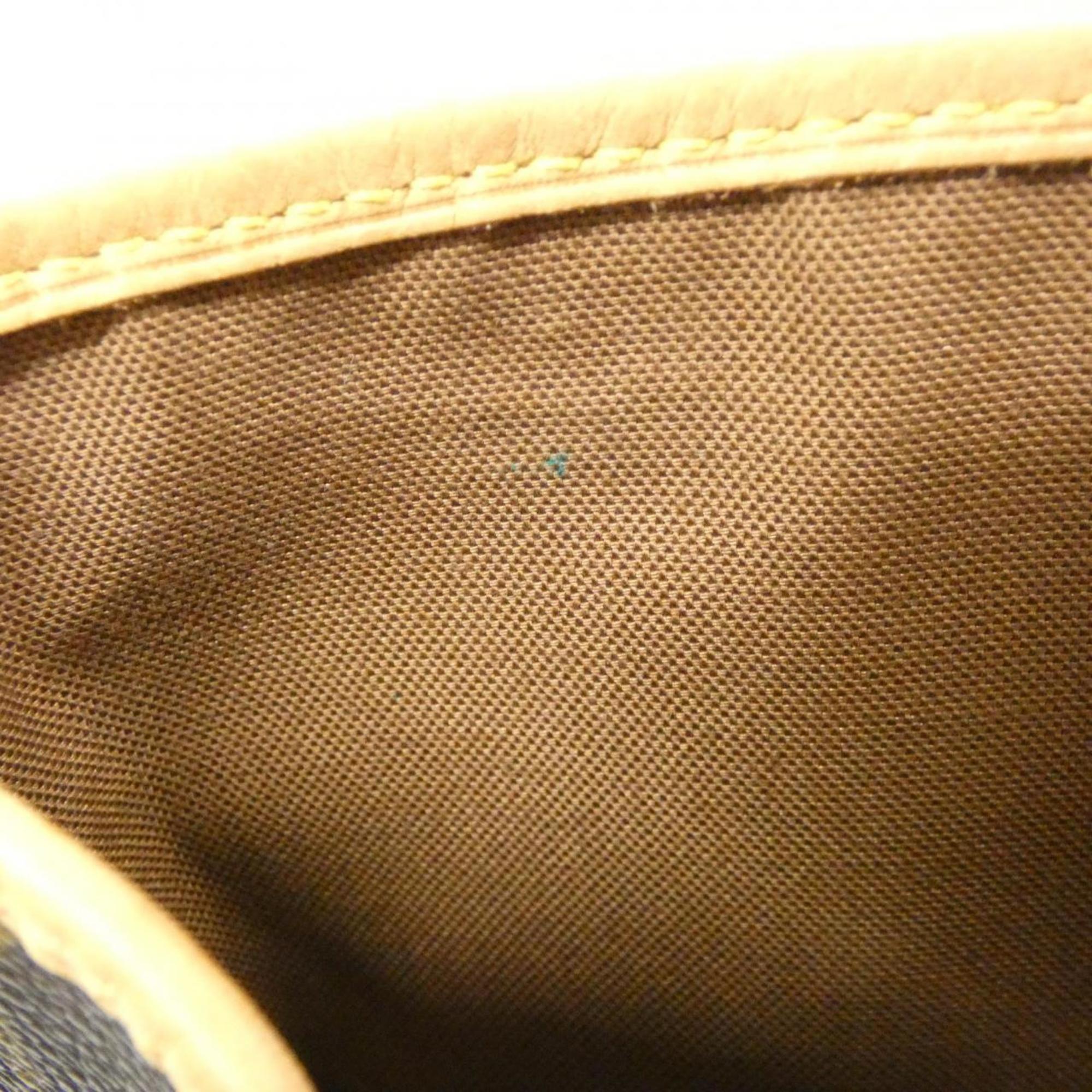 Louis Vuitton Marron Coated Canvas Handbag