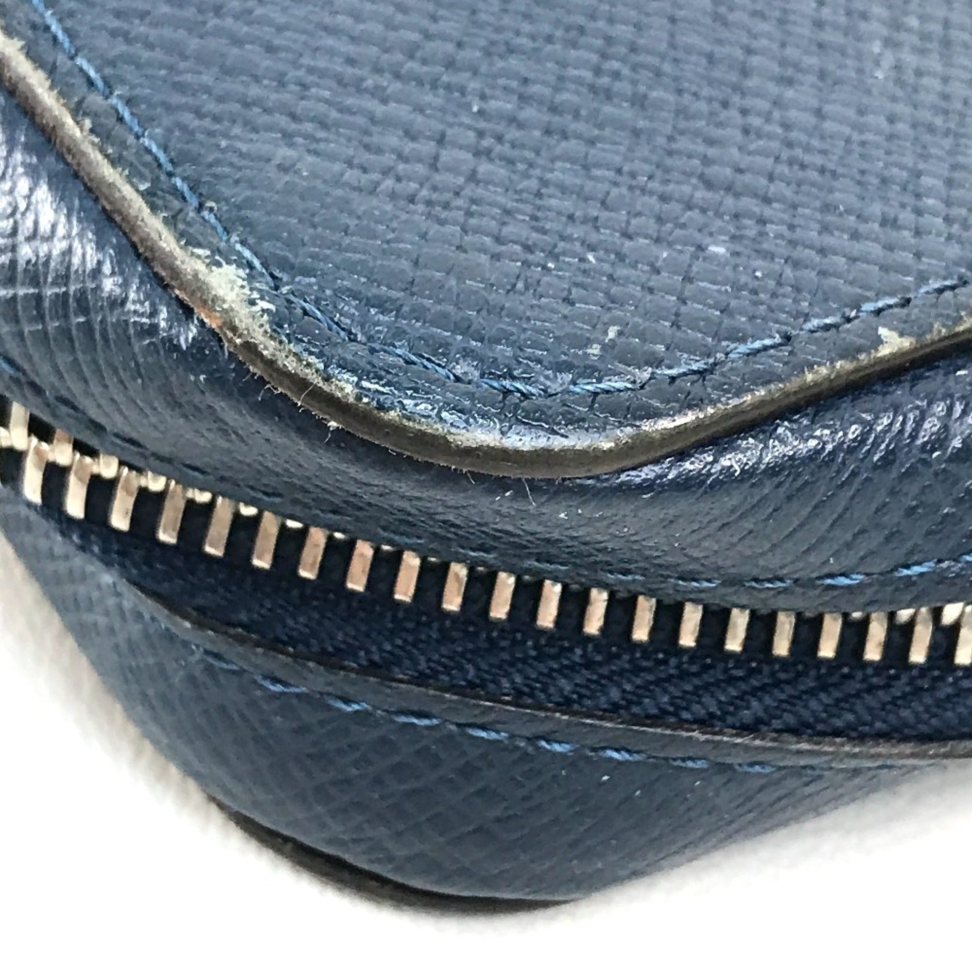 Louis Vuitton Taiga Blue Ocean Taiga Leather Long Wallet