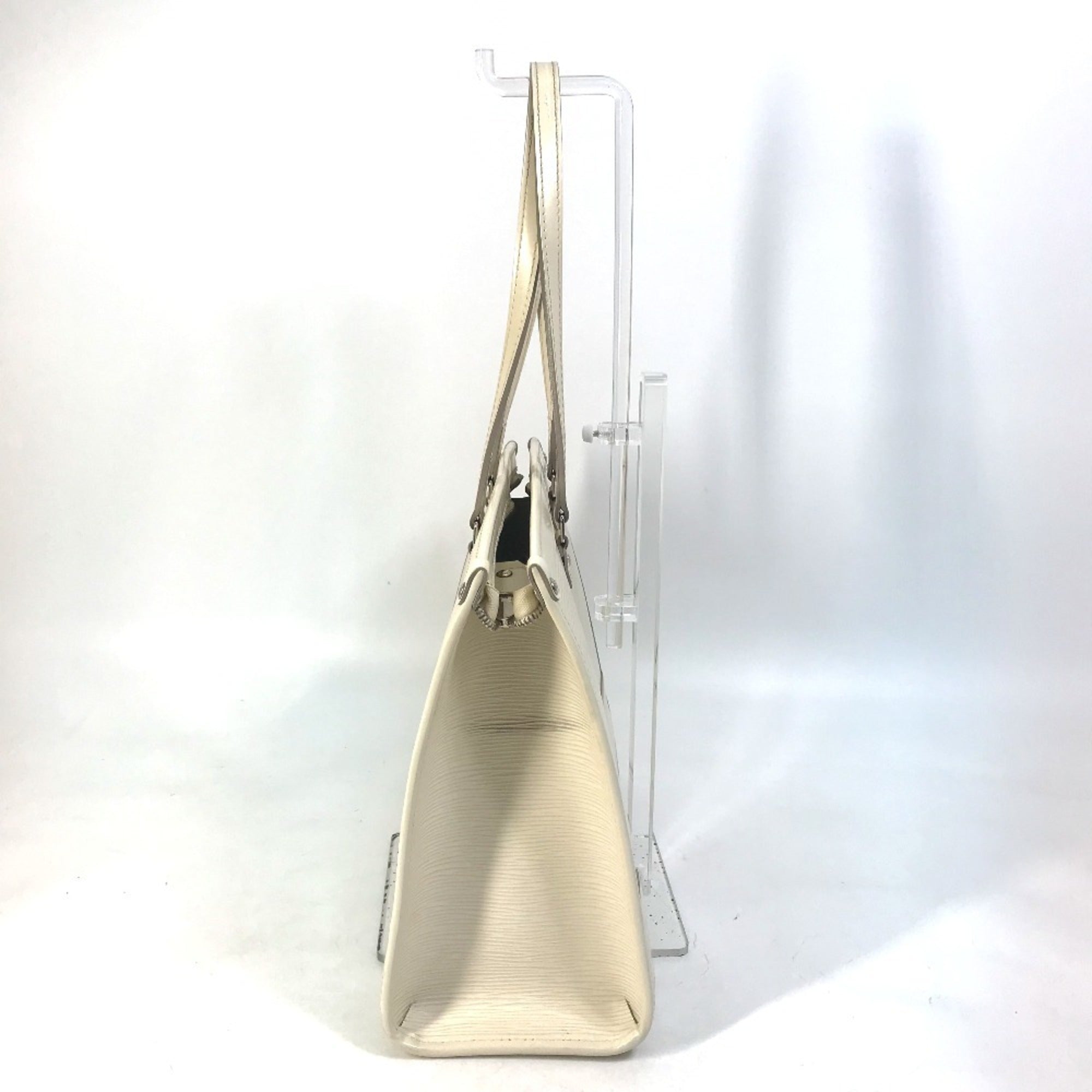 Louis Vuitton Epi Galle Lv Off White White Epi Leather Shoulder Bag Tote Bag