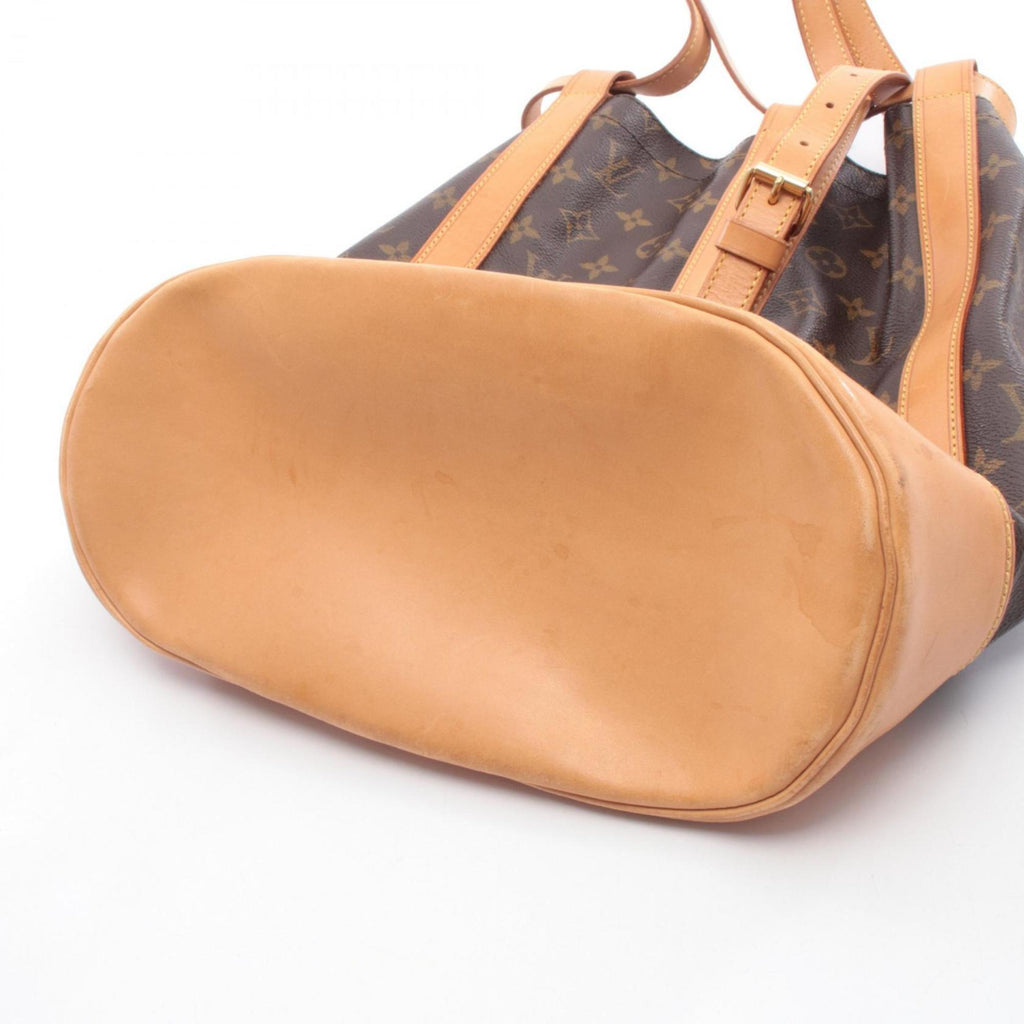 Louis Vuitton Brown Monogram Coated Canvas Leather Handbag Shoulder Bag