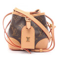 Louis Vuitton Brown Coated Canvas Leather Monogram Handbag Shoulder Bag