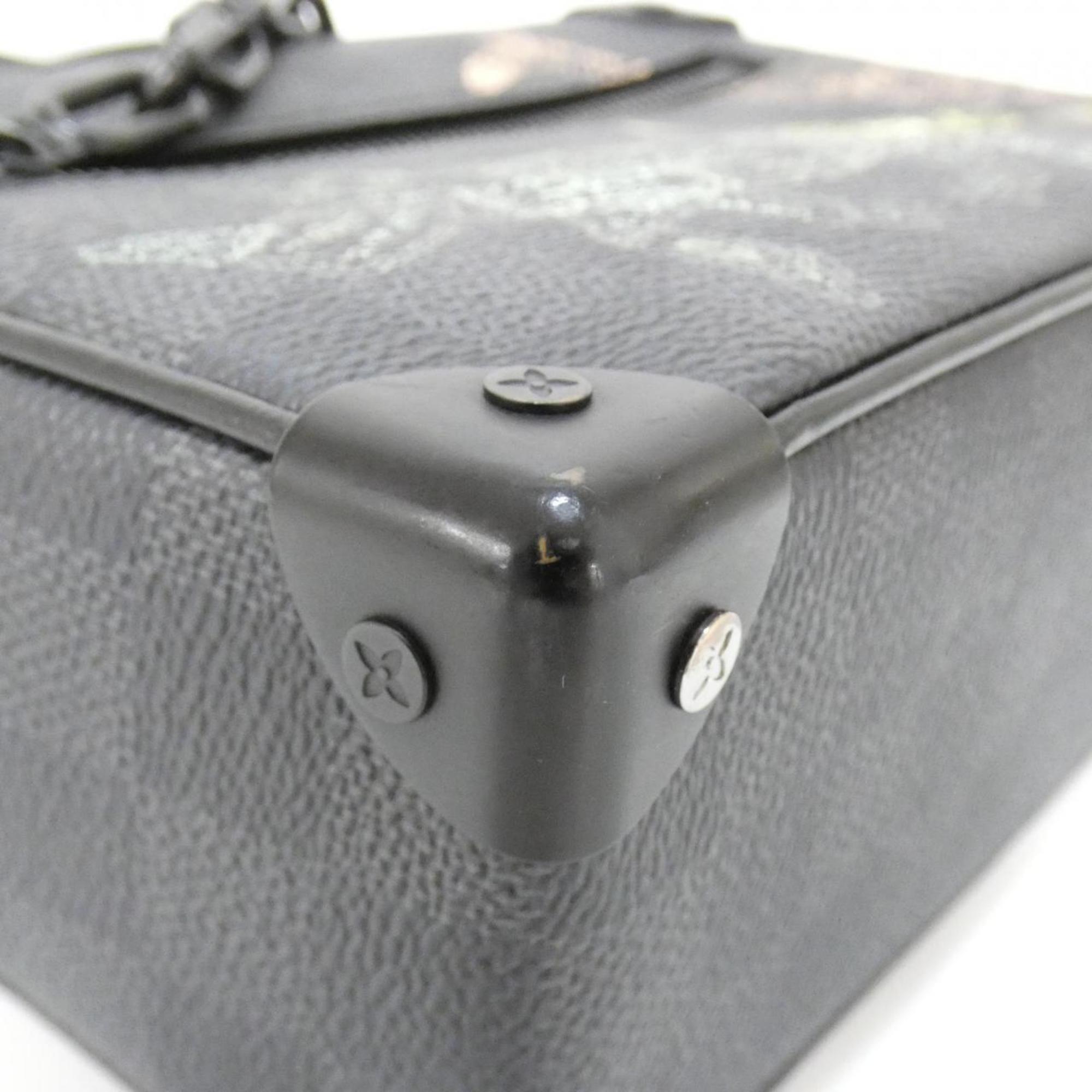 Louis Vuitton Graphite Coated Canvas Shoulder Bag