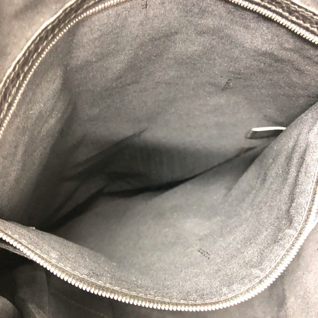 Fendi Black Leather Backpack