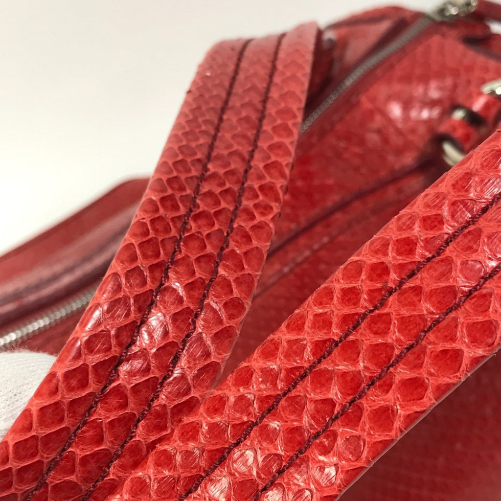 Celine Red Other Boston Bag