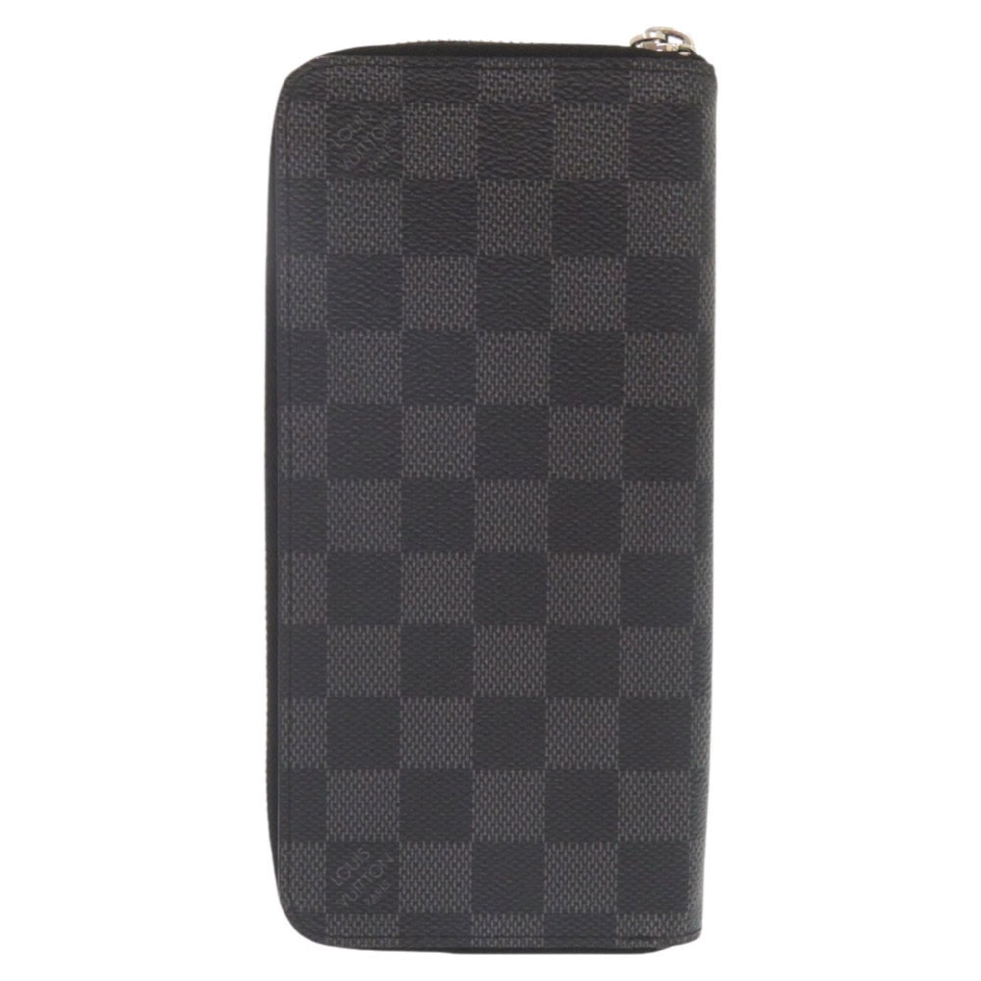 Louis Vuitton Black Damier Graphite Long Wallet