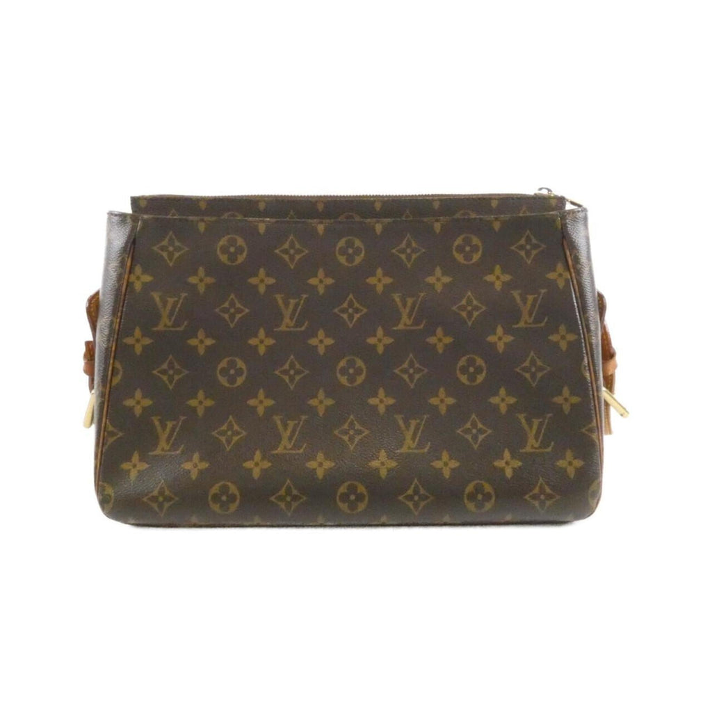 Louis Vuitton Brown Coated Canvas Shoulder Bag