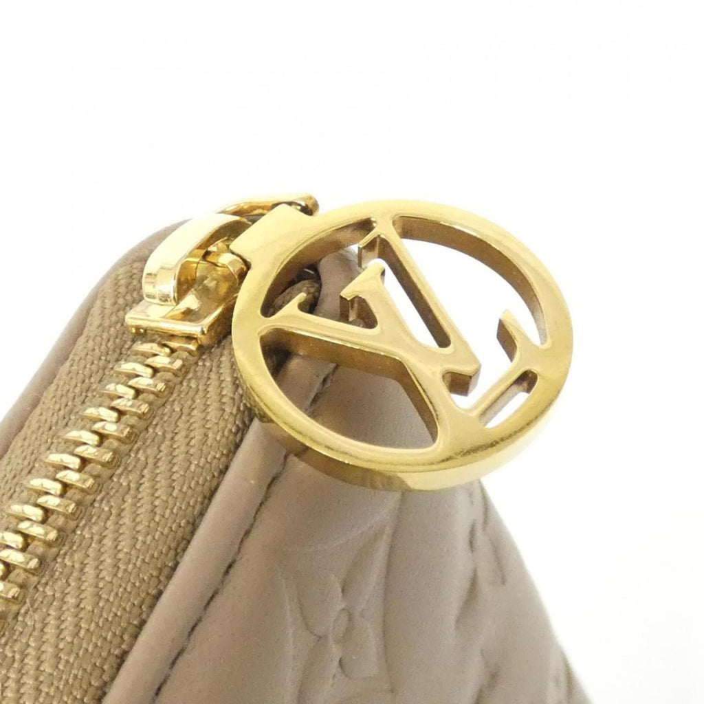 Louis Vuitton Taupe Leather Wallet