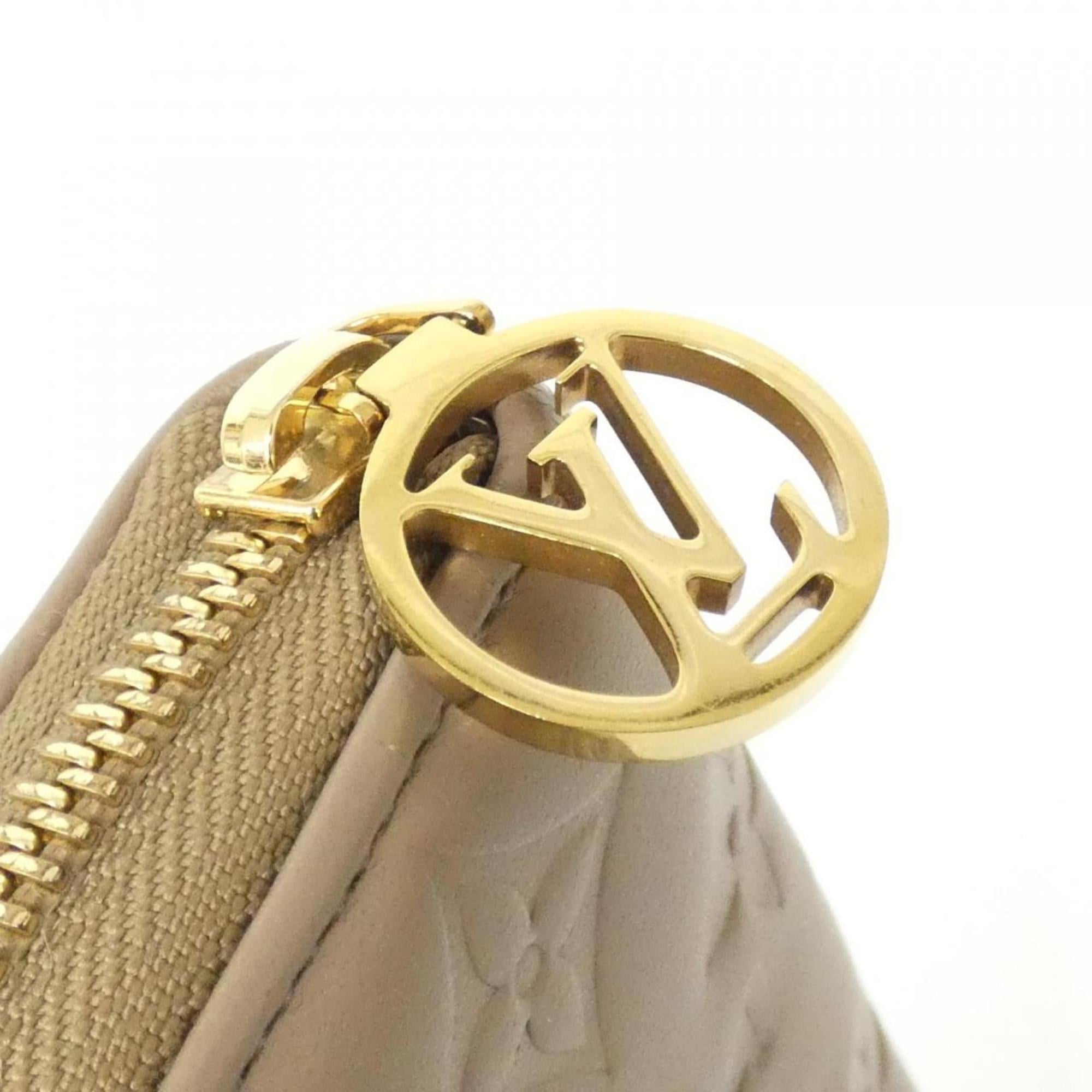 Louis Vuitton Taupe Leather Wallet