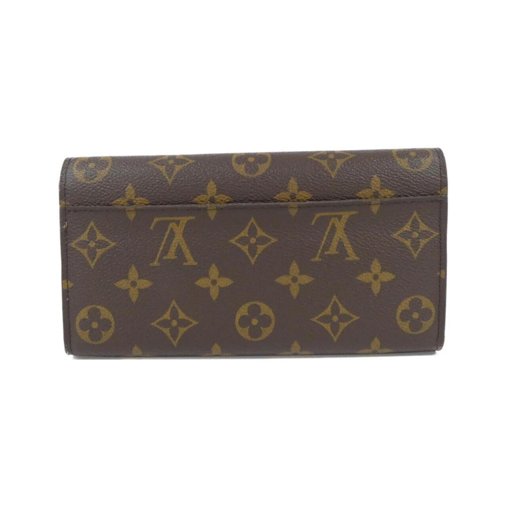 Louis Vuitton Monogram Marron Coated Canvas Long Wallet