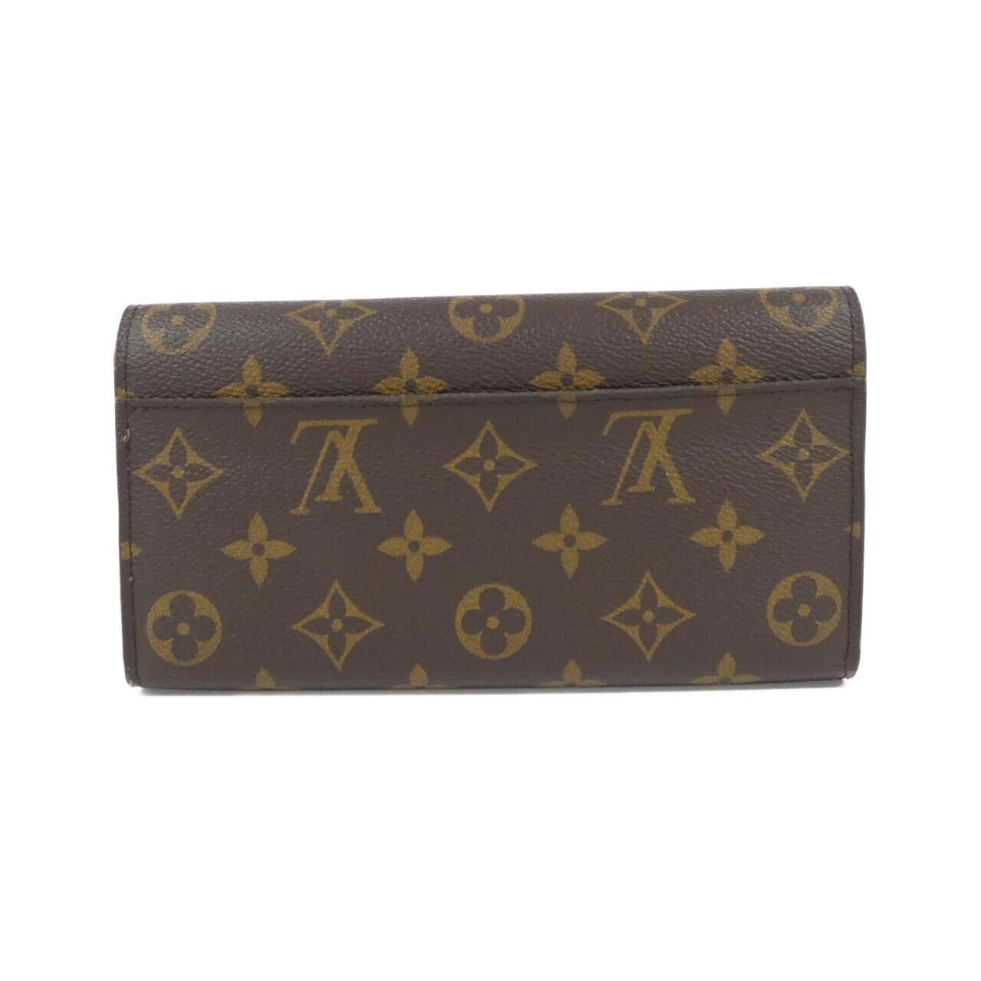 Louis Vuitton Monogram Marron Coated Canvas Long Wallet