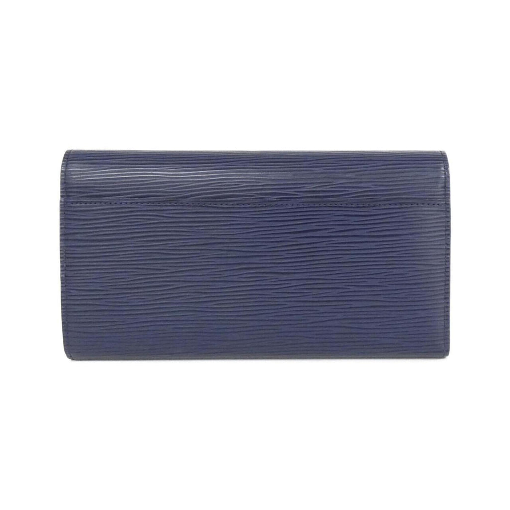 Louis Vuitton Indigo Leather Long Wallet