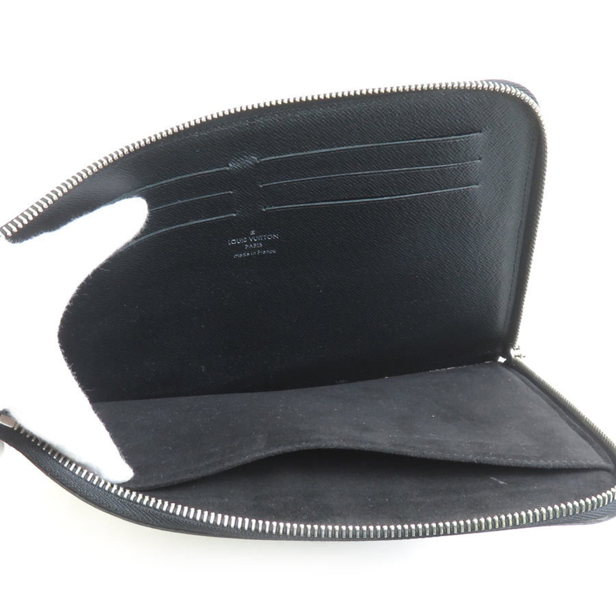 Louis Vuitton Black Epi Leather Clutch Bag