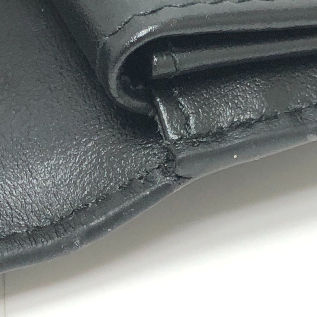 Prada Black Leather Wallet (Bi-Fold)