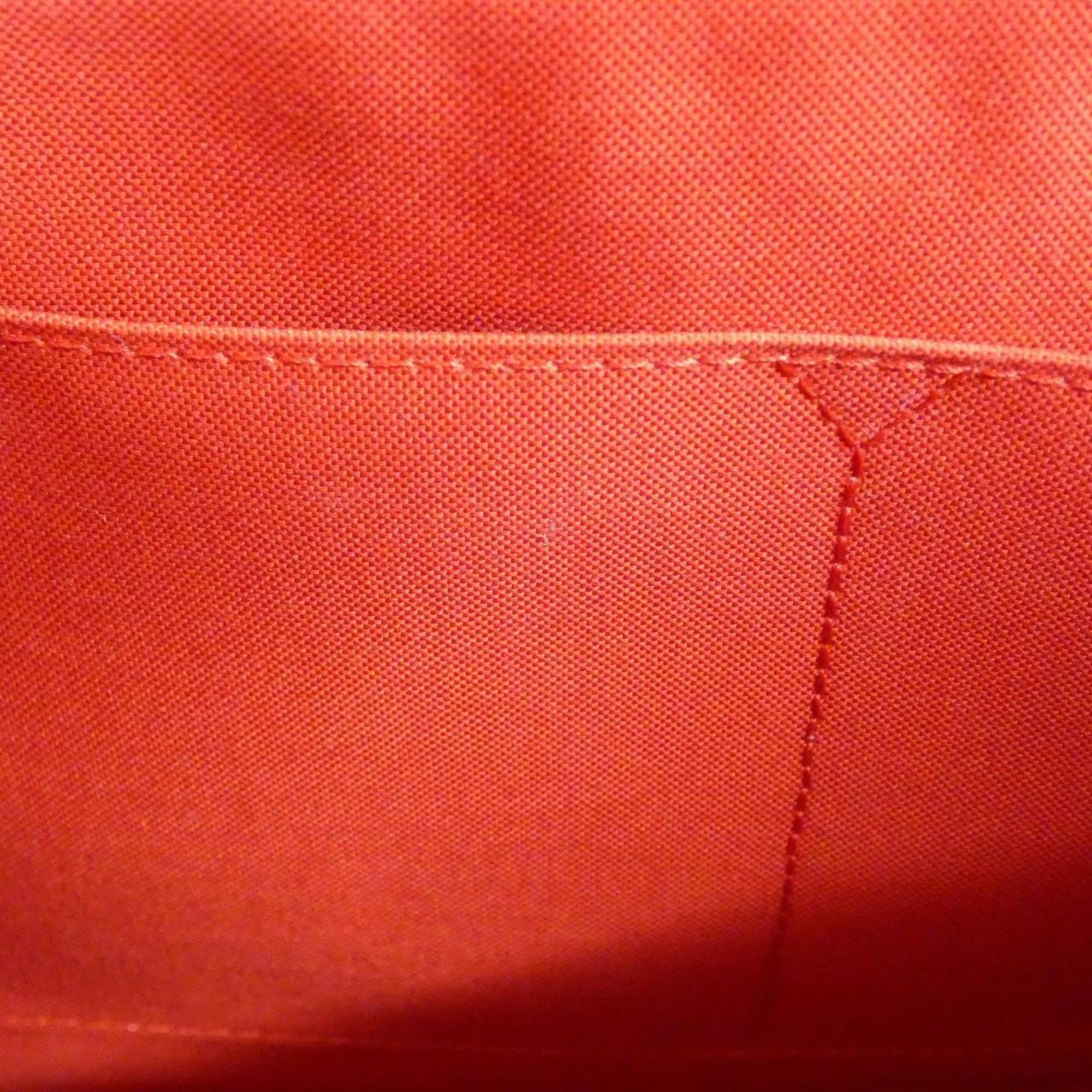 Louis Vuitton Marron Coated Canvas Handbag