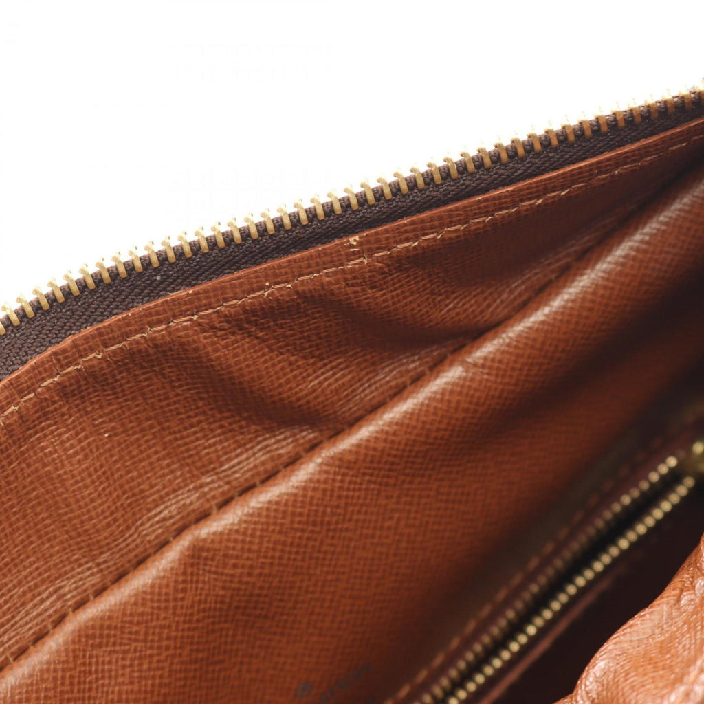 Louis Vuitton Brown Coated Canvas Leather Shoulder Bag