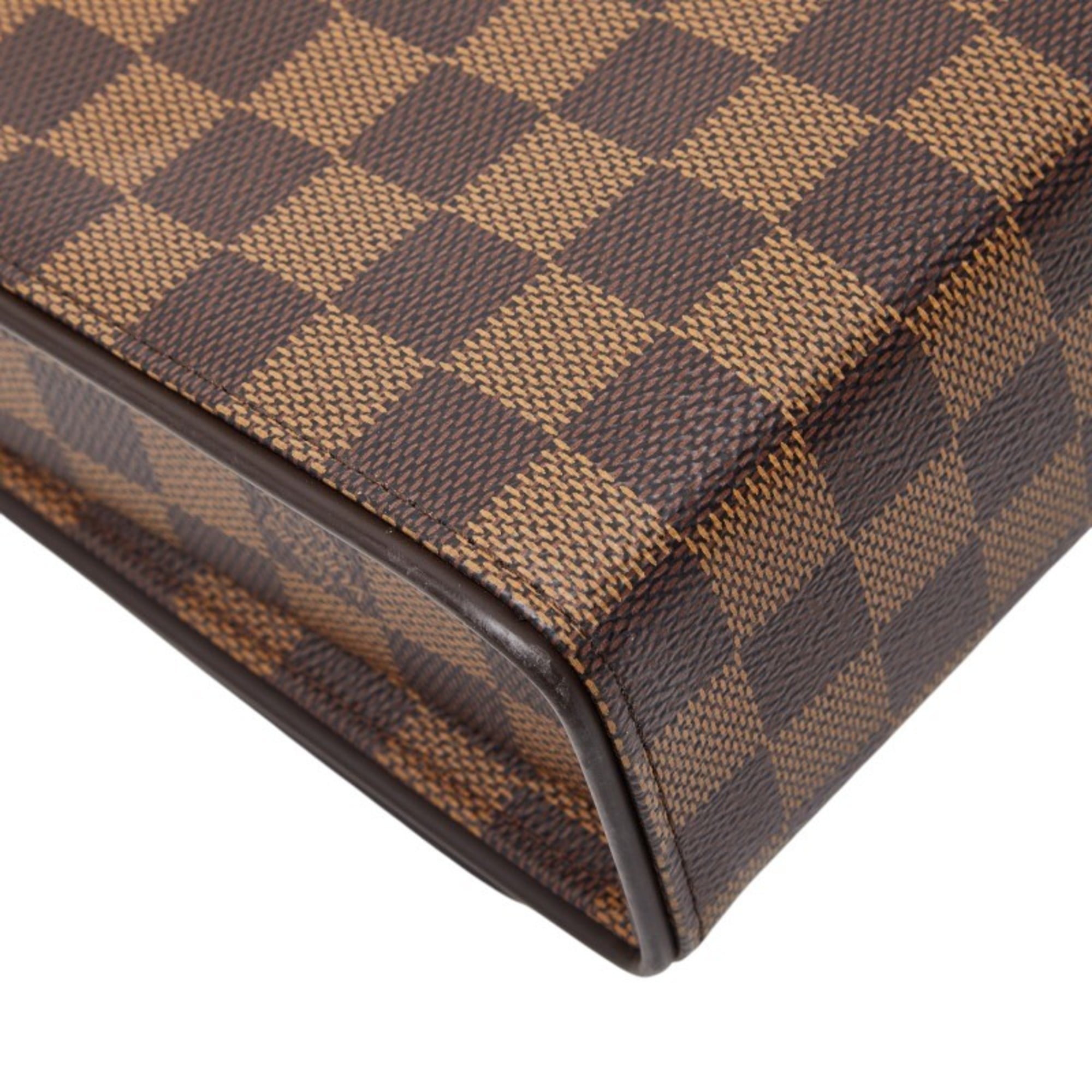 Louis Vuitton Brown Pvc Leather Shoulder Bag
