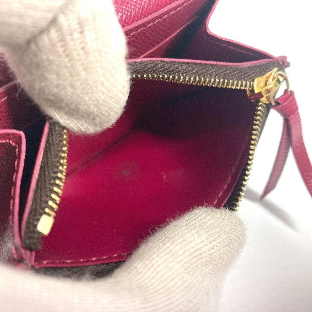Louis Vuitton Brown Pink Metal Wallet