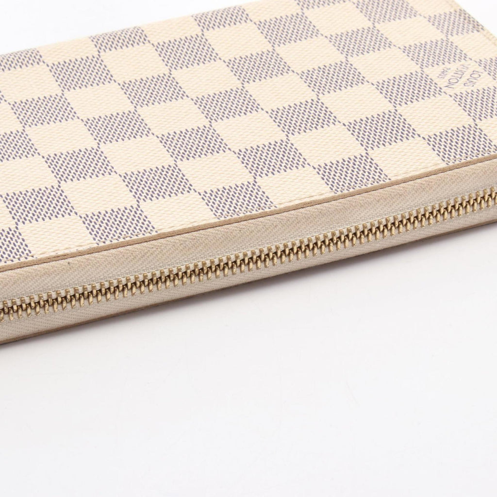 Louis Vuitton Damier Azur White Coated Canvas Long Wallet