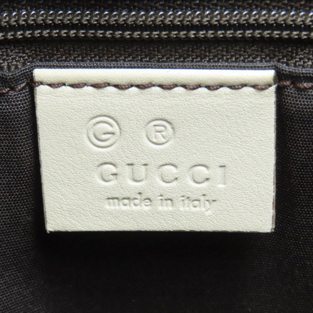 Gucci Brown White Pvc Handbag (Pre-Owned)