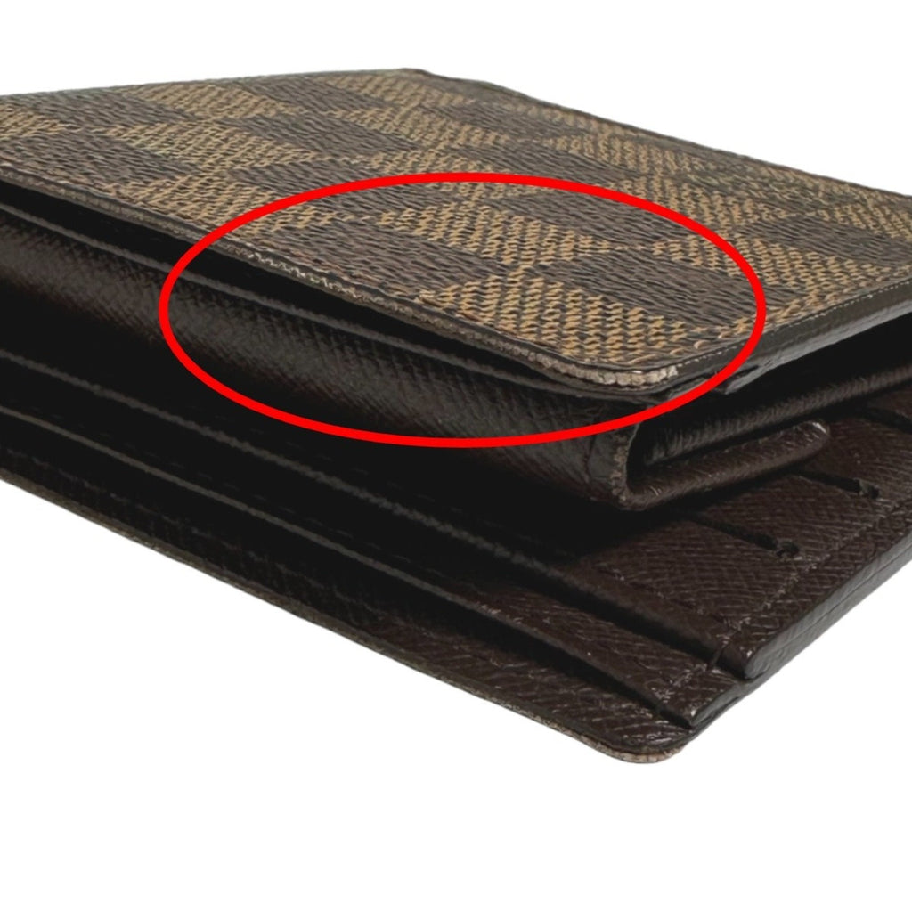 Louis Vuitton Brown Damier Canvas Wallet