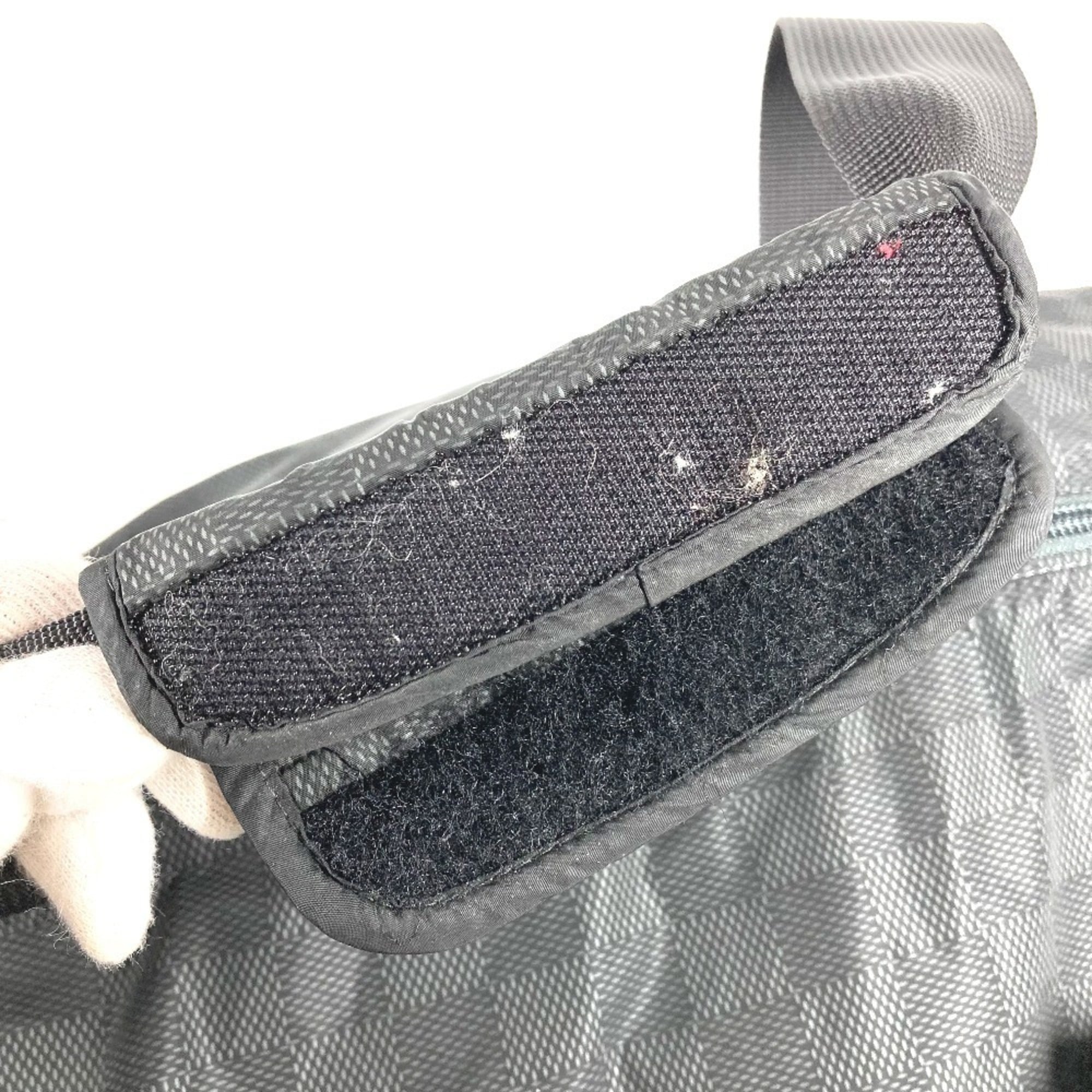 Louis Vuitton Black Damier Canvas Boston Bag Shoulder Bag