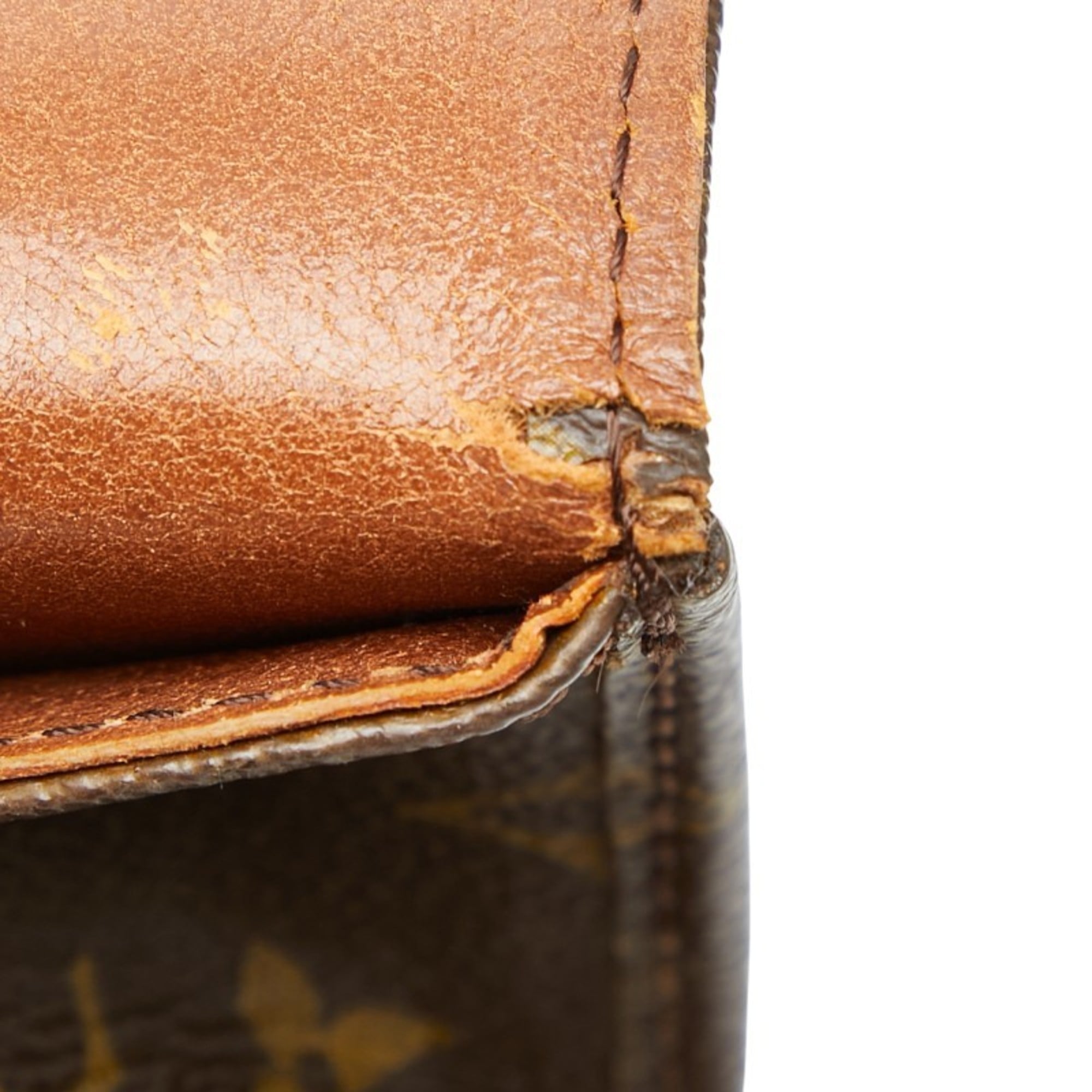 Louis Vuitton Brown Pvc Leather Shoulder Bag