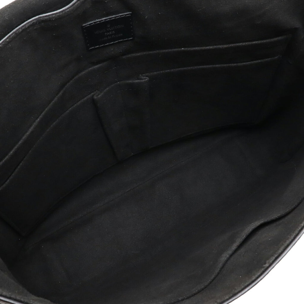 Louis Vuitton Black Noir Epi Leather Shoulder Bag
