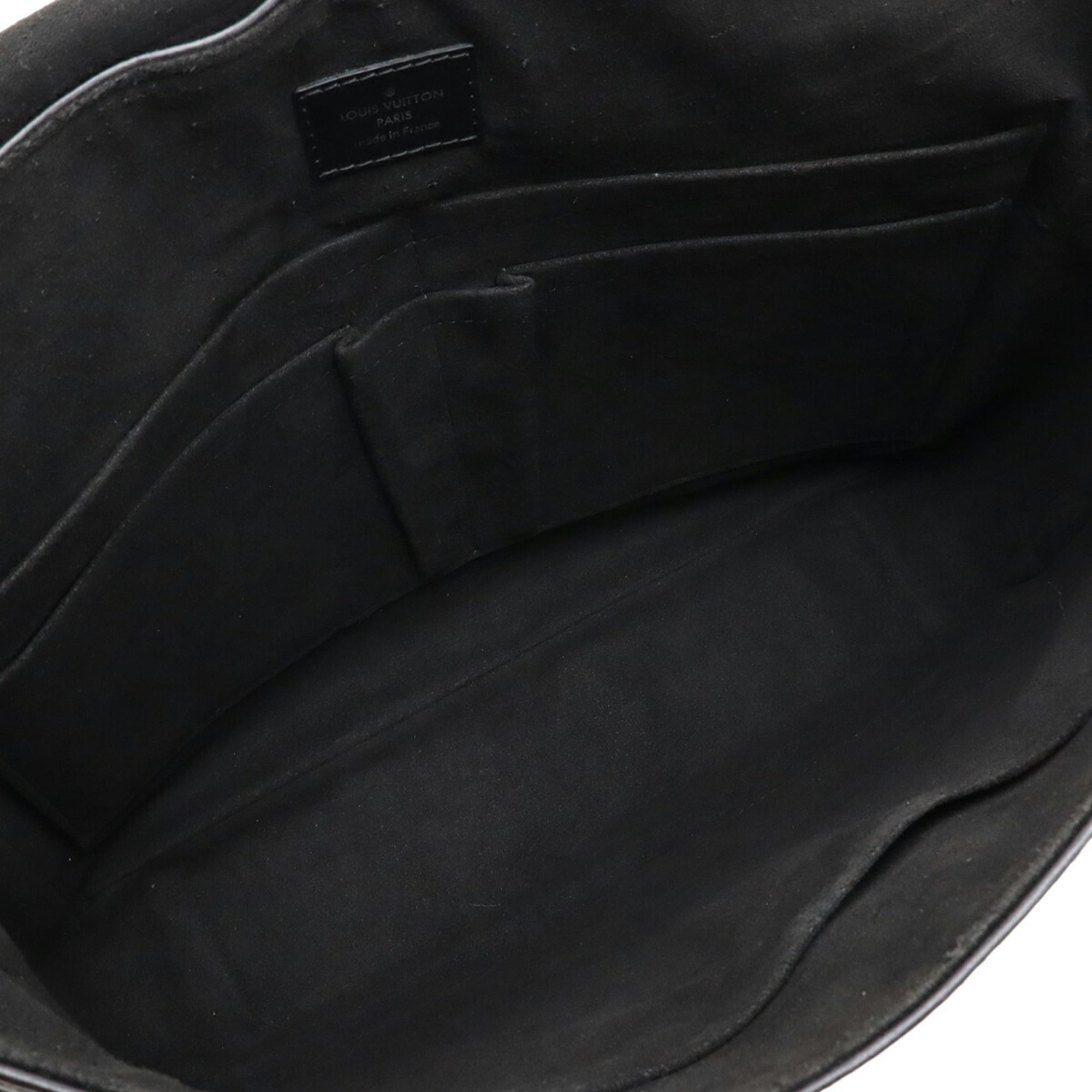 Louis Vuitton Black Noir Epi Leather Shoulder Bag