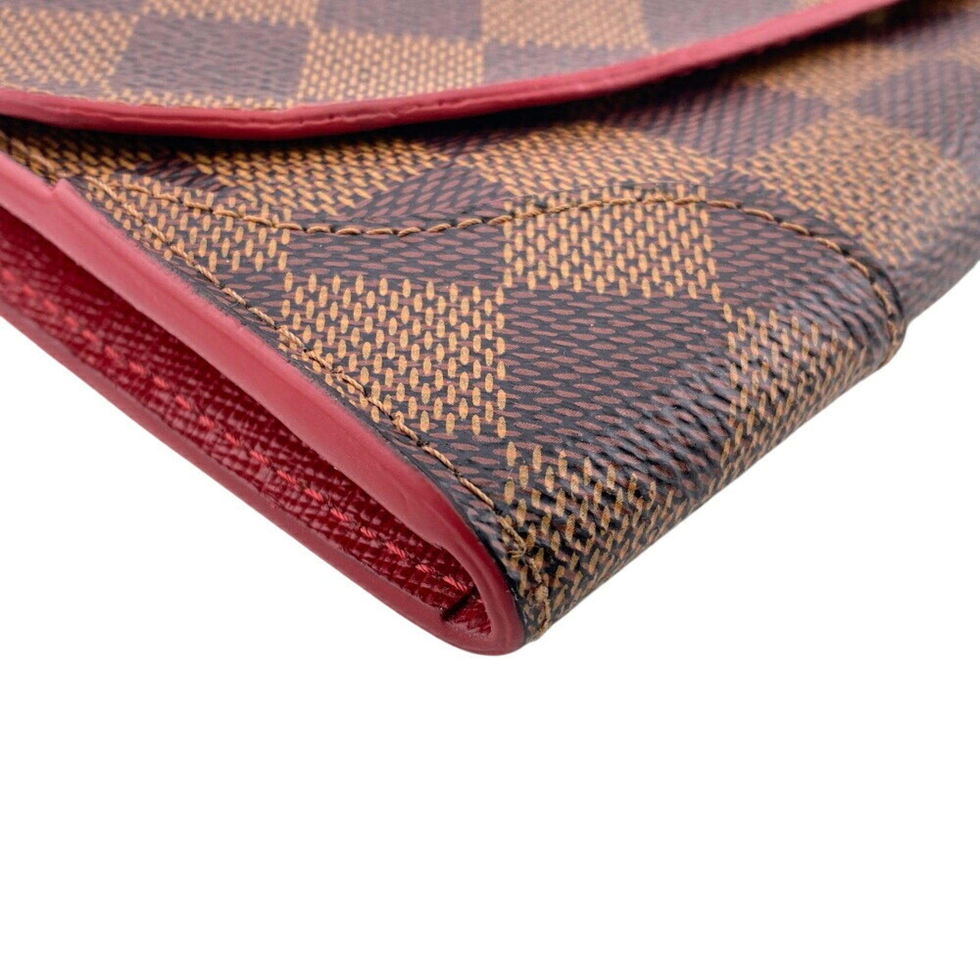 Louis Vuitton Damier Brown Damier Canvas Damier Canvas Long Wallet