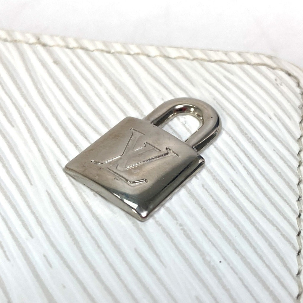 Louis Vuitton Epi Blanc White Epi Leather Coin Purse/Coin Case