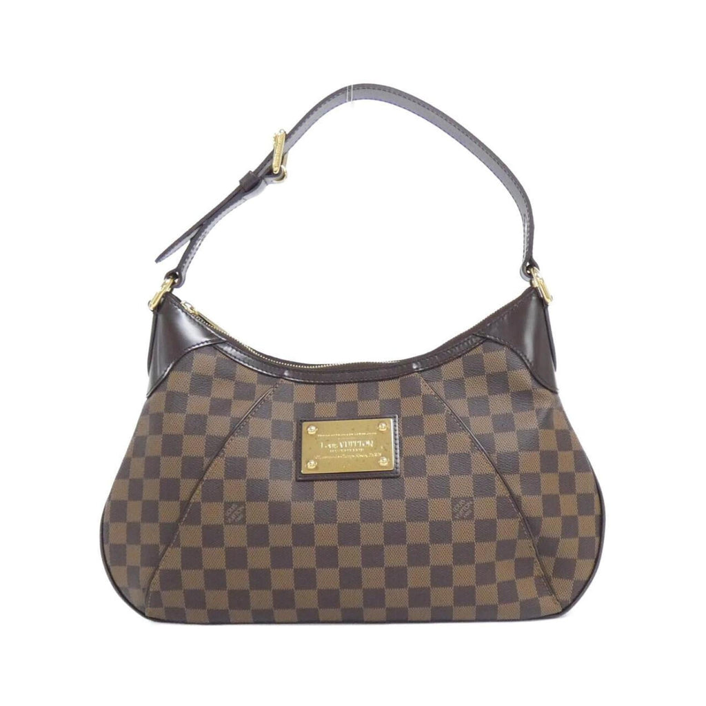 Louis Vuitton Brown Coated Canvas Shoulder Bag