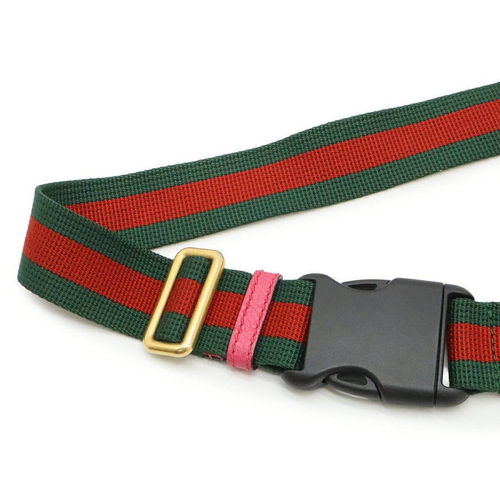 Gucci Pink Leather Fanny Pack (Pre-Owned)