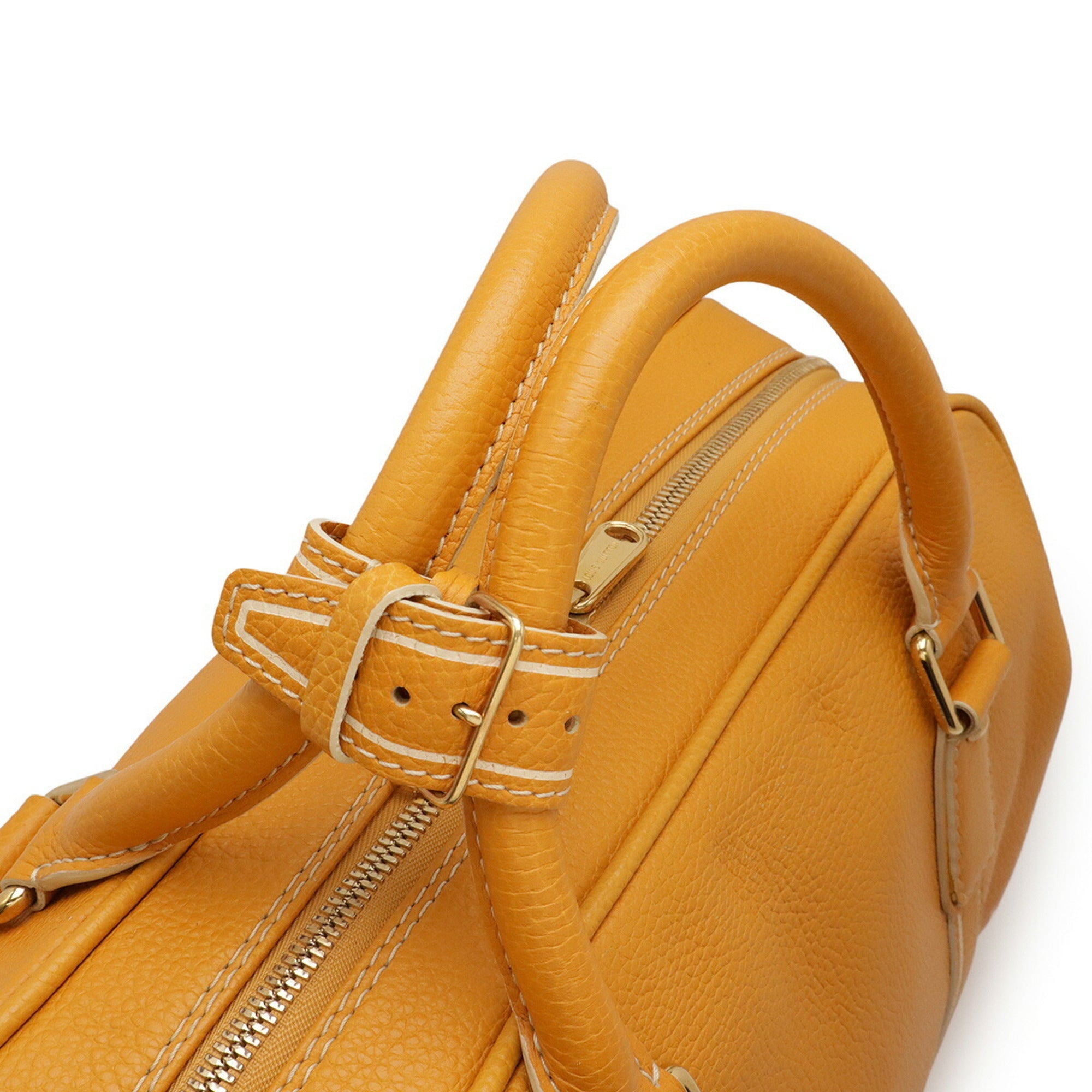 Louis Vuitton Jaune Leather Boston Bag