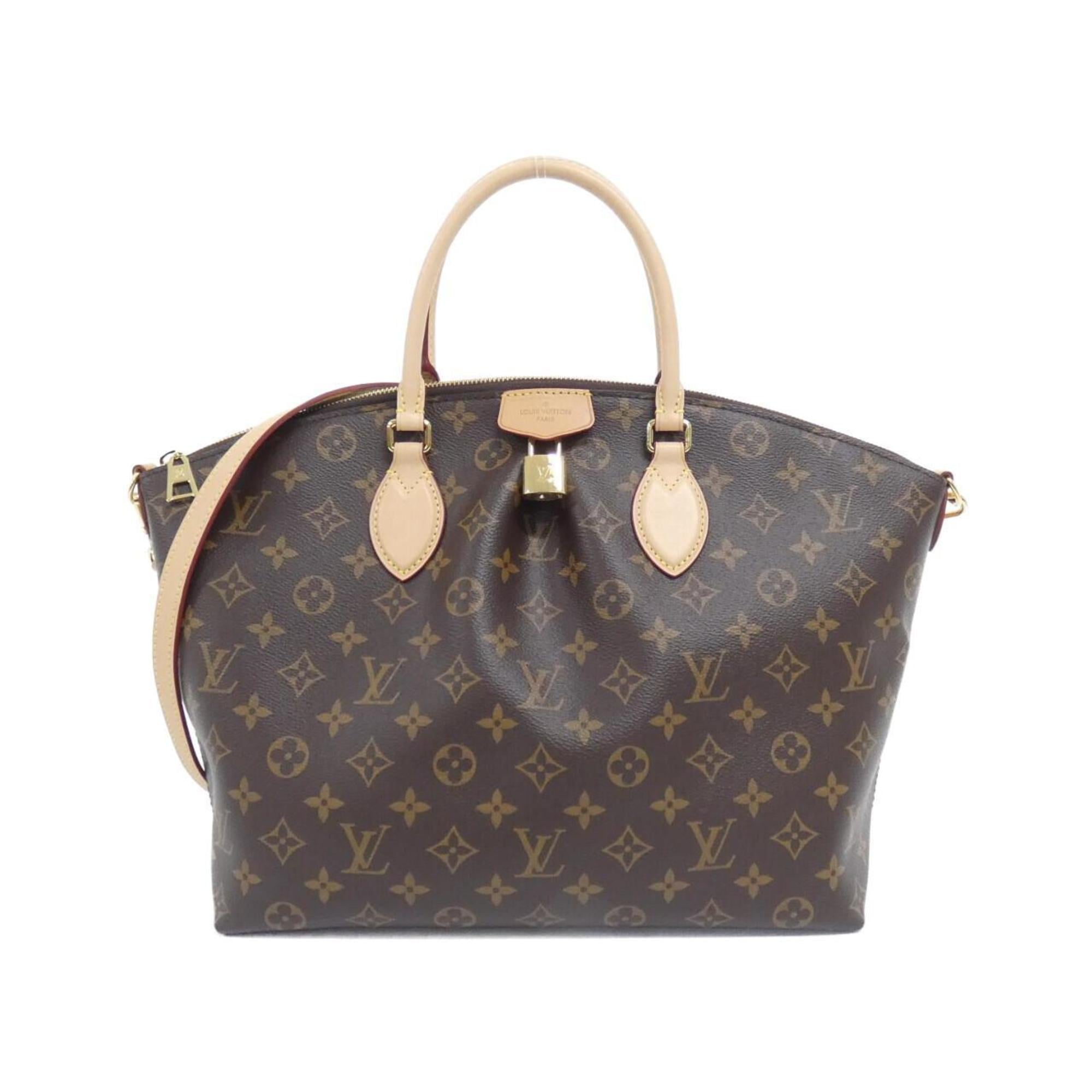 Louis Vuitton Marron Coated Canvas Handbag