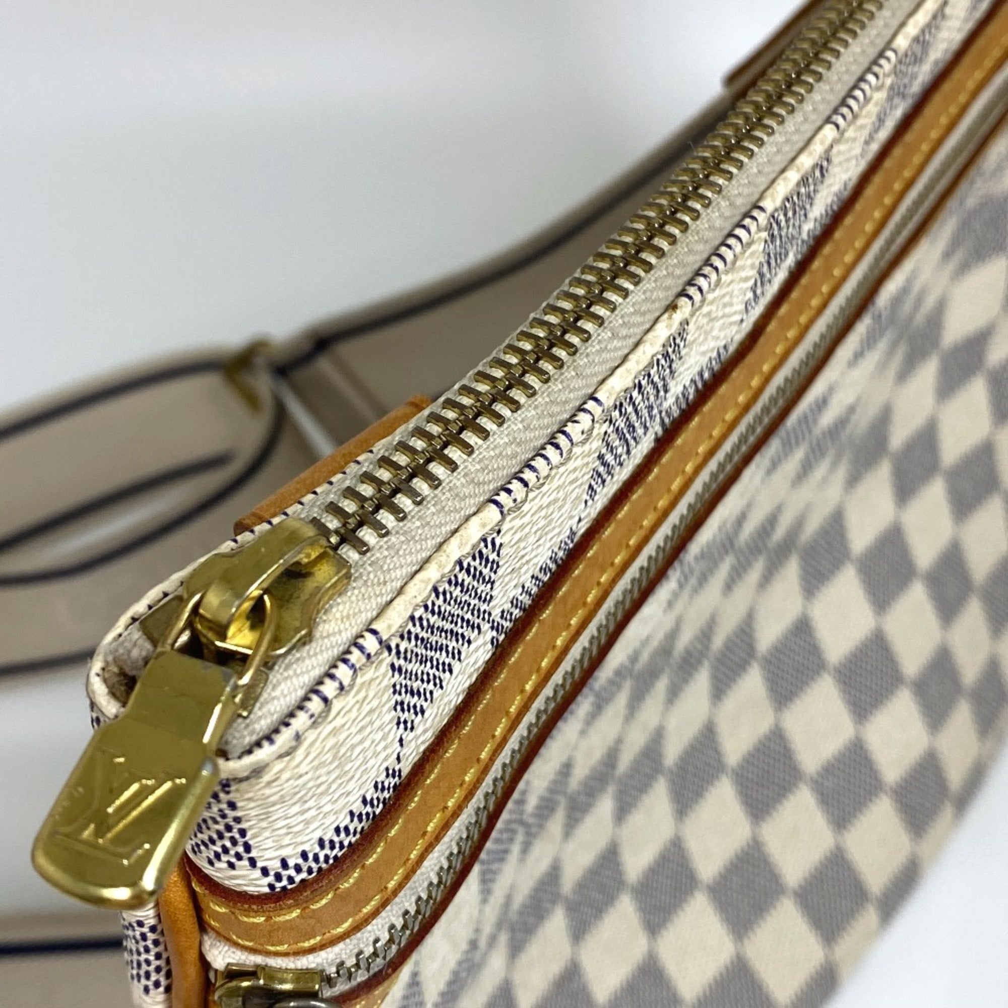 Louis Vuitton Damier Azur Azur White Damier Azur Pochette Shoulder Bag