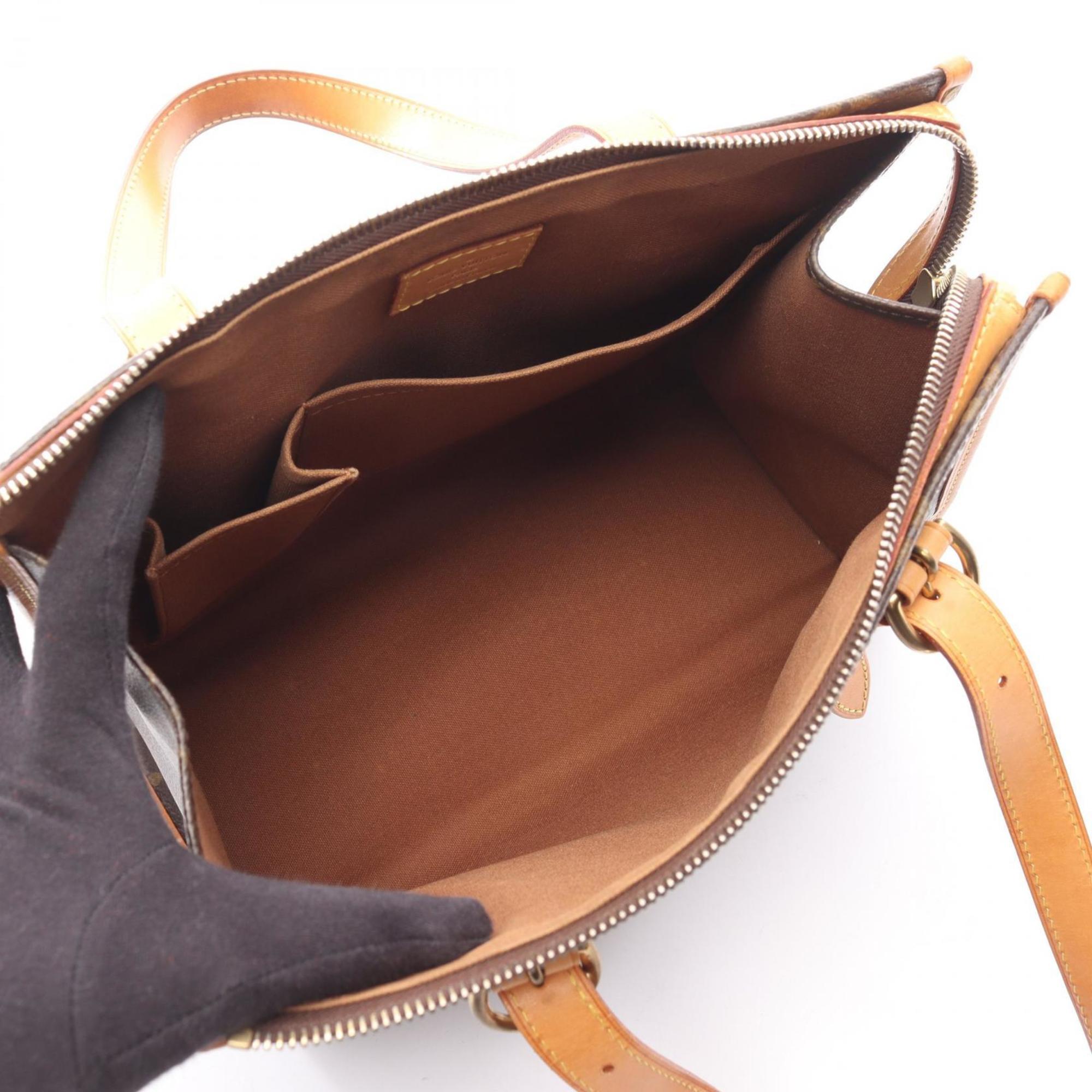 Louis Vuitton Brown Coated Canvas Pvc Monogram Leather Tote Bag