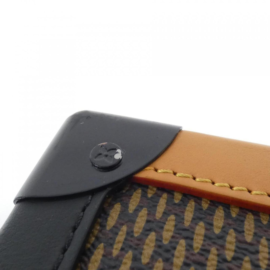 Louis Vuitton Brown Coated Canvas Shoulder Bag